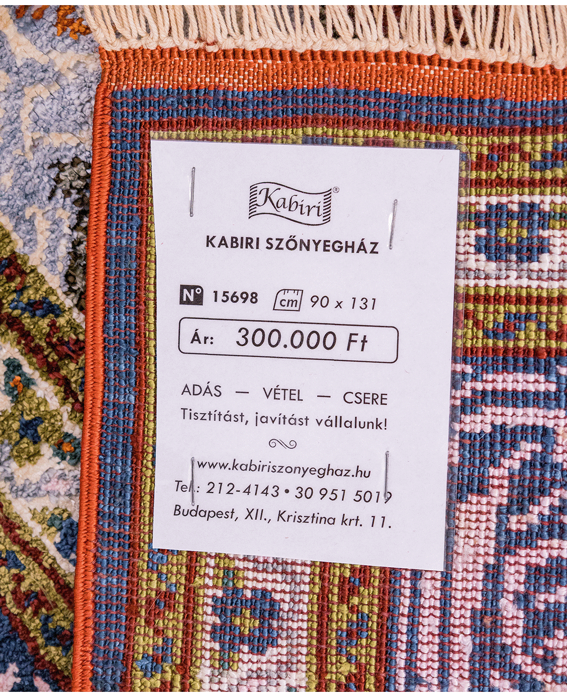 Turkish Kayseri hand-knotted silk rug - Image 6
