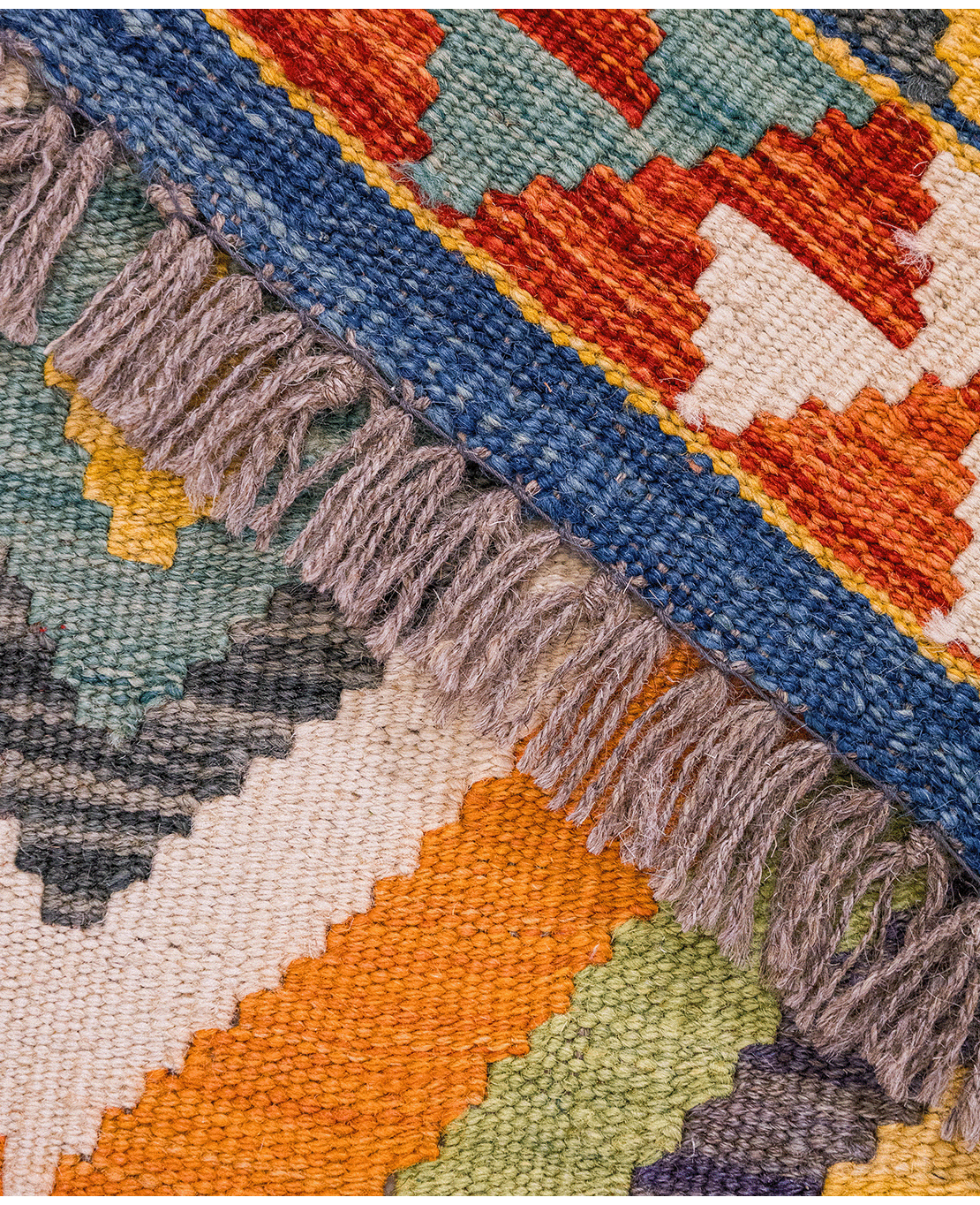 Chobi hand-made wool kilim - Image 4