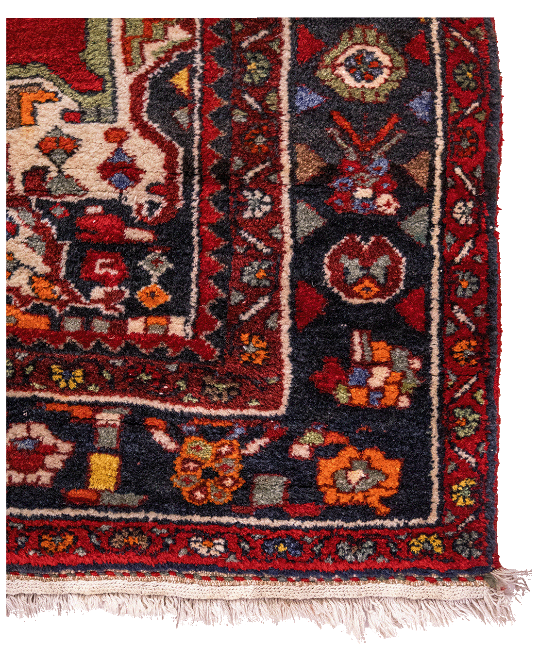 Iranian Hamadan handmade wool rug - Image 2