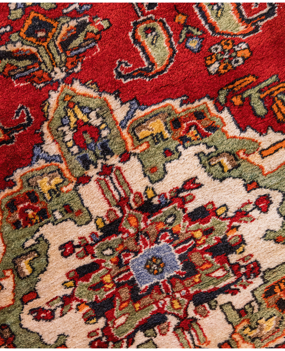 Iranian Hamadan handmade wool rug - Image 3