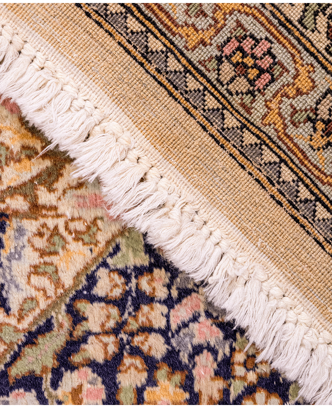 Iranian Kerman handmade wool rug - Image 4