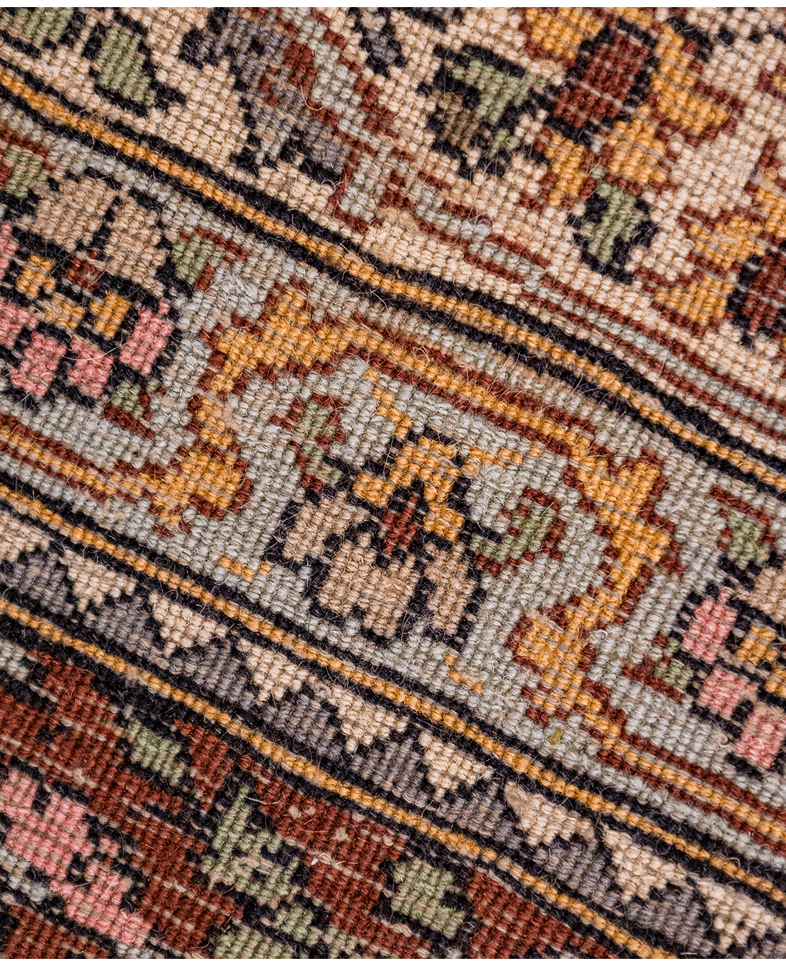 Iranian Kerman handmade wool rug - Image 5
