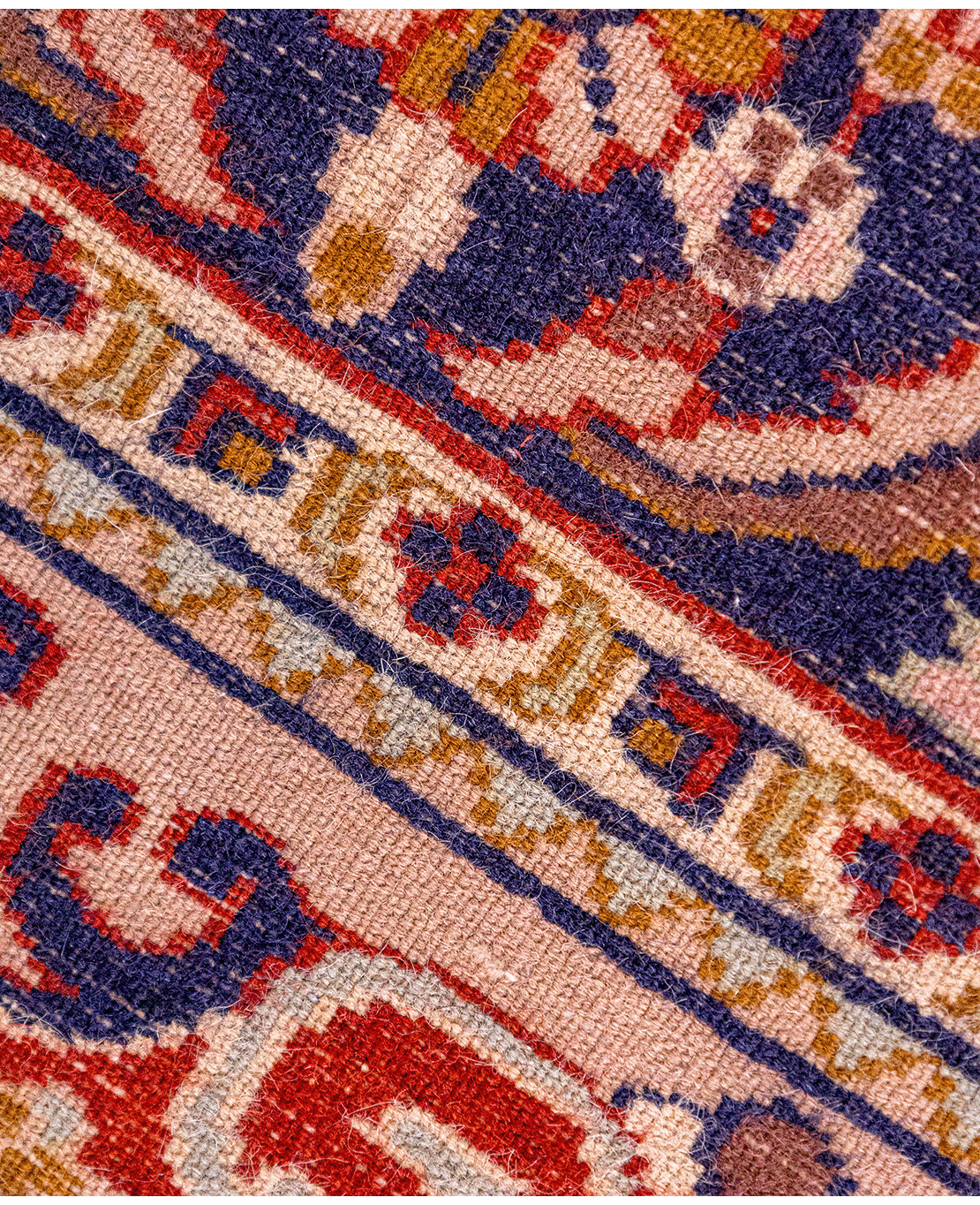 Pakistani Keshan hand-knotted wool rug - Image 5