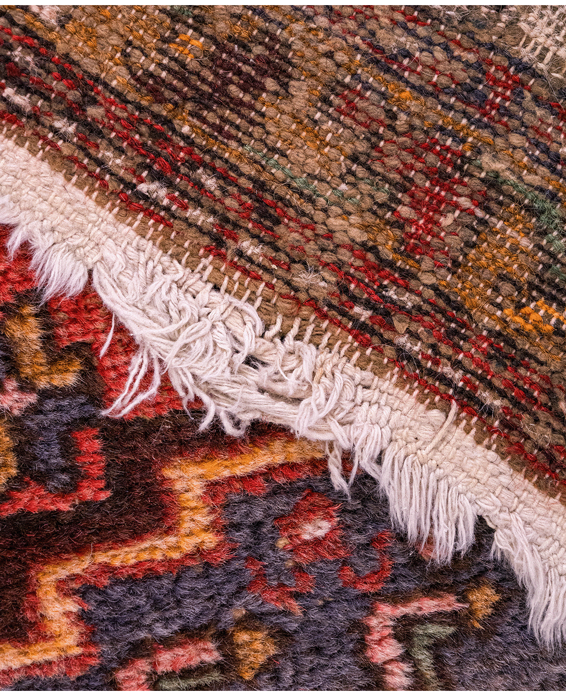 Iranian Hamadan handmade wool rug - Image 4