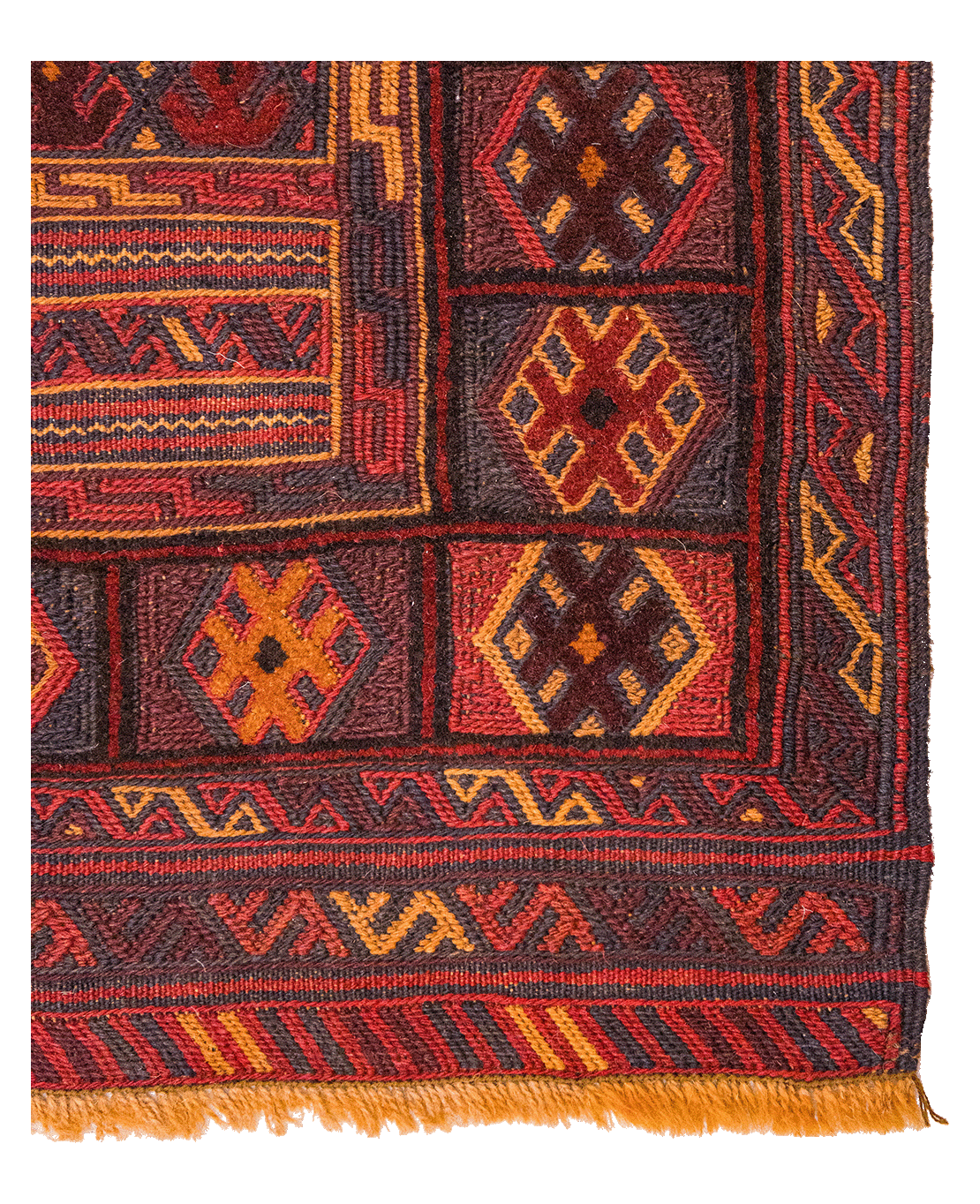 Afghan Nachoni handmade wool rug - Image 2
