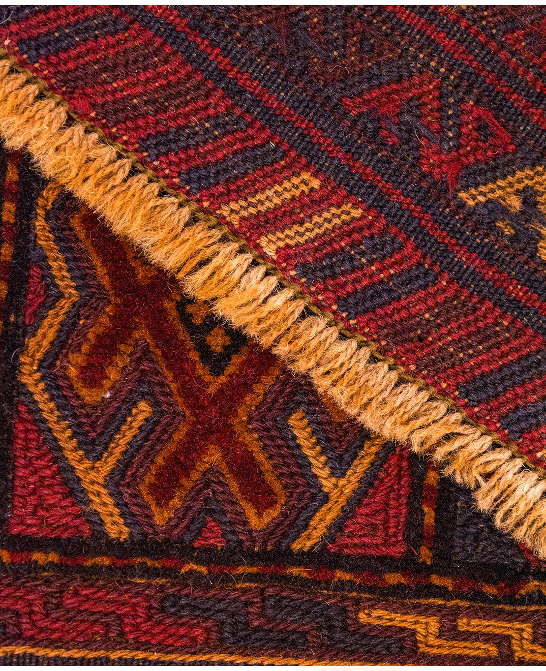 Afghan Nachoni handmade wool rug - Image 4