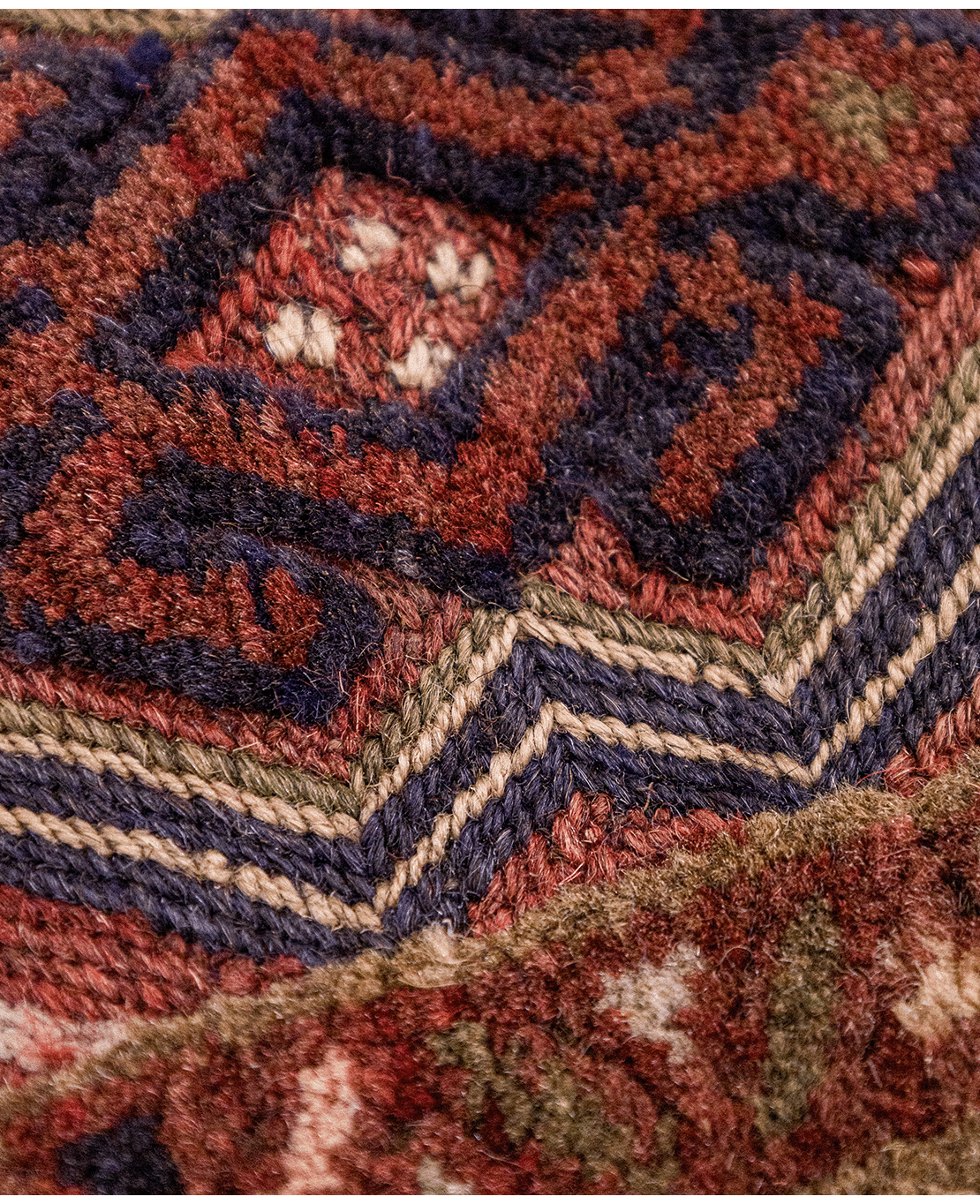 Afghan Nachoni handmade wool rug - Image 4