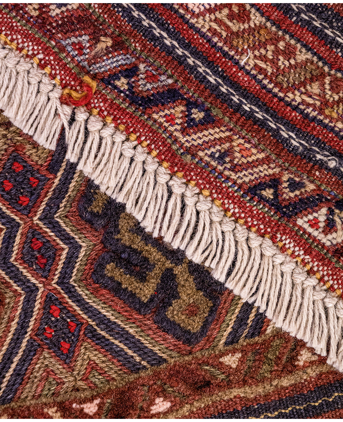 Afghan Nachoni handmade wool rug - Image 5