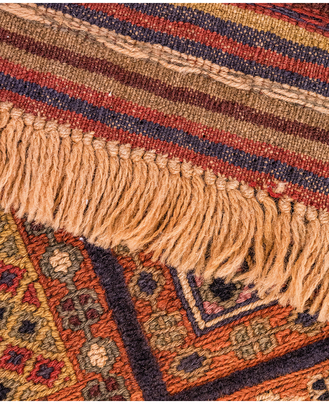 Afghan Nachoni handmade wool rug - Image 4