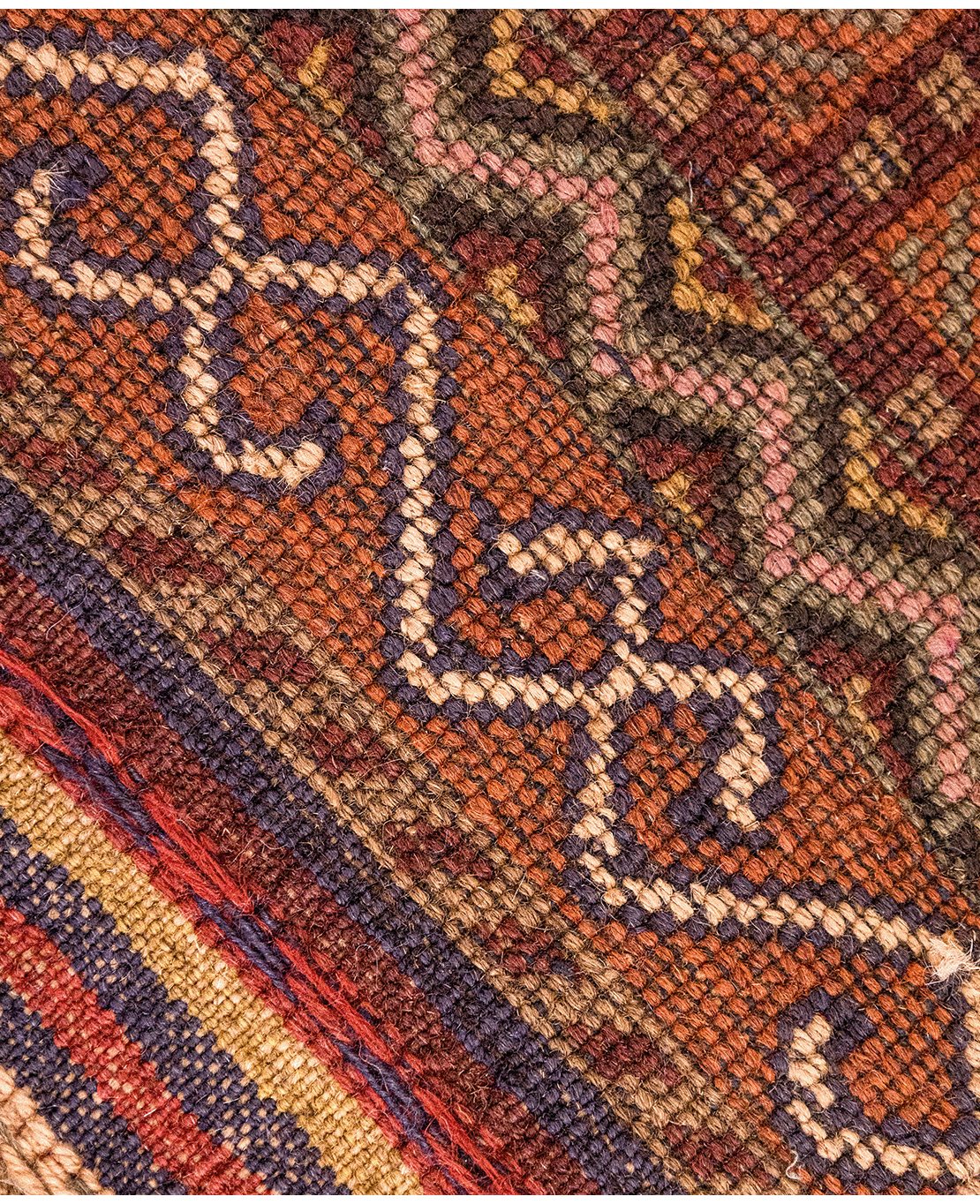 Afghan Nachoni handmade wool rug - Image 5