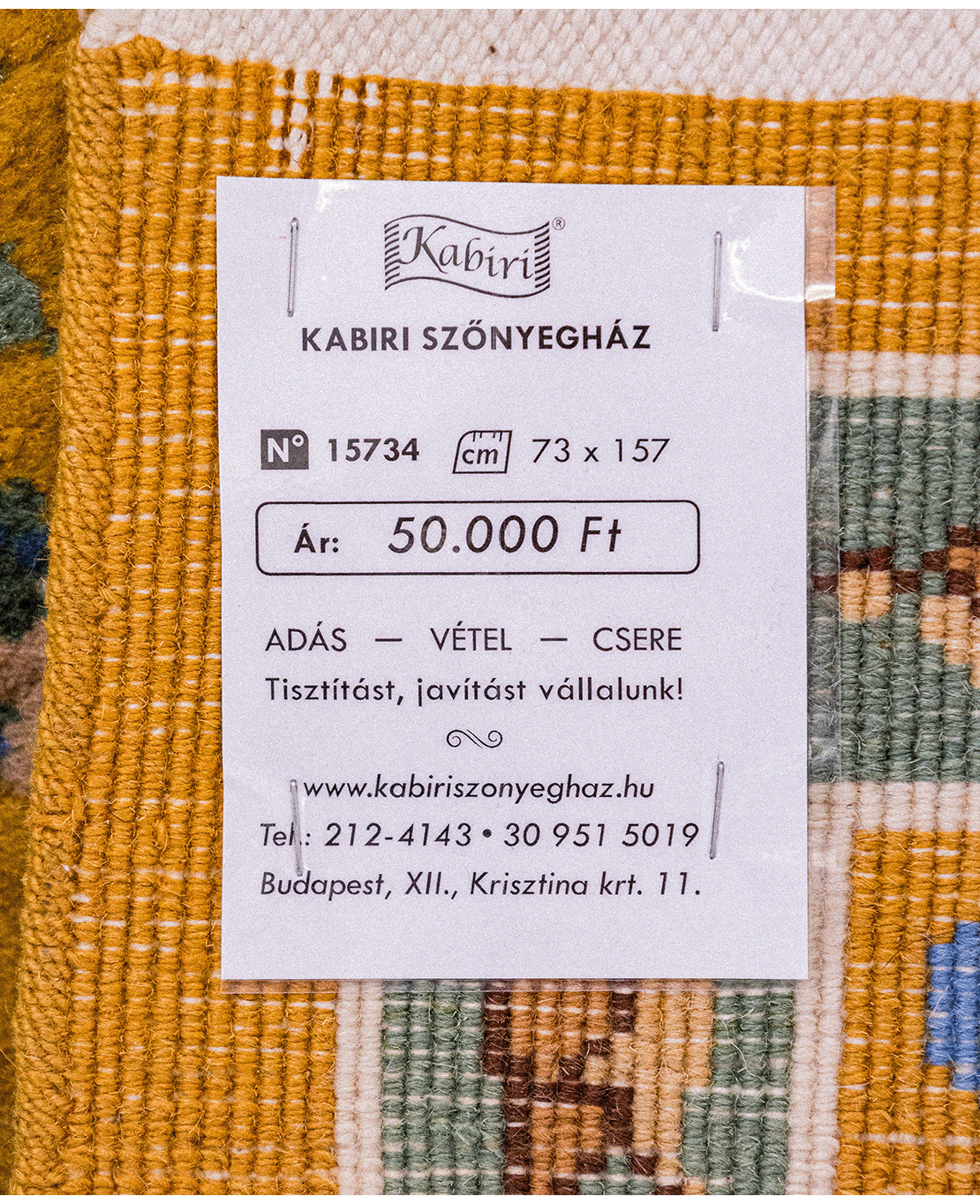 Chinese hand-knotted wool rug - Image 6