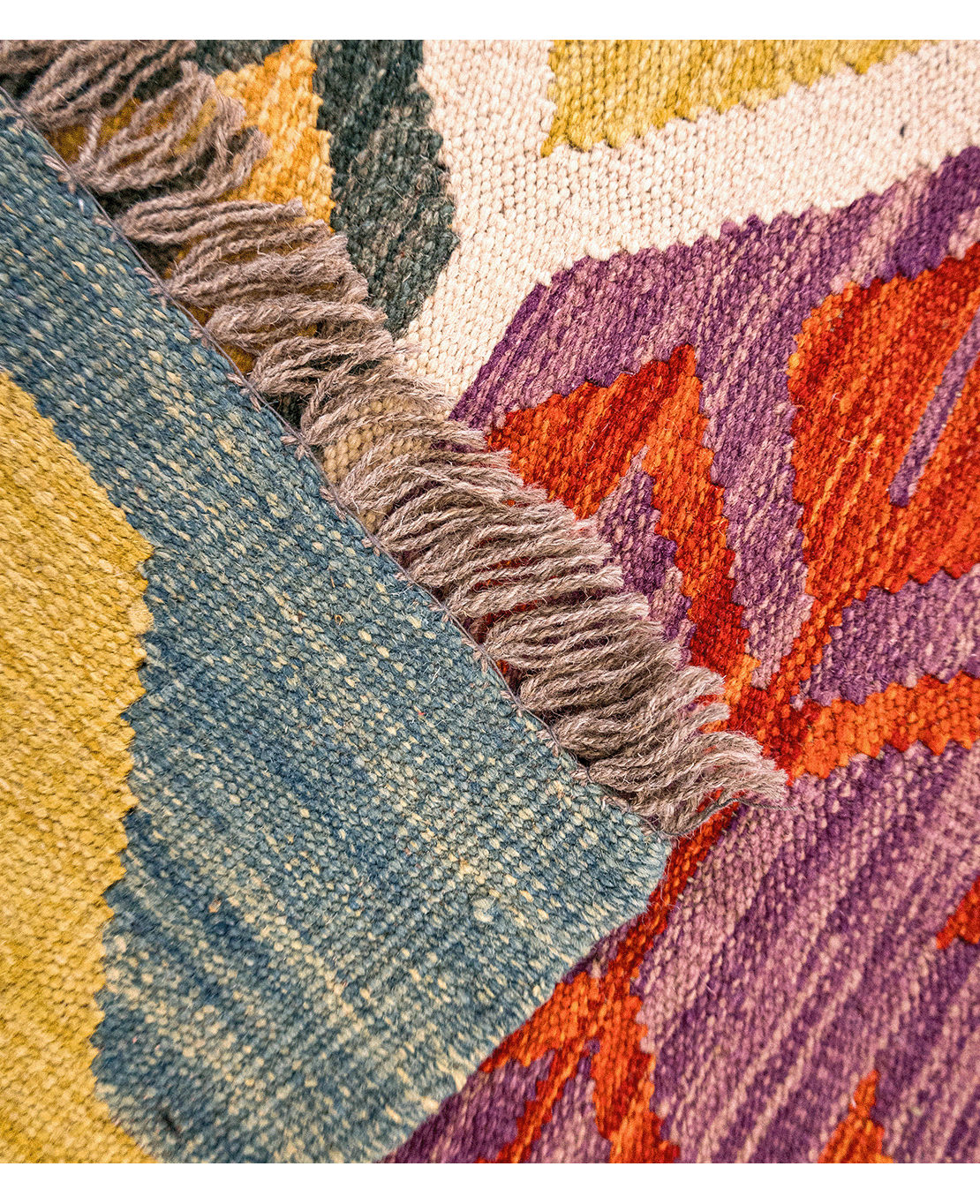 Chobi hand-made wool kilim - Image 4