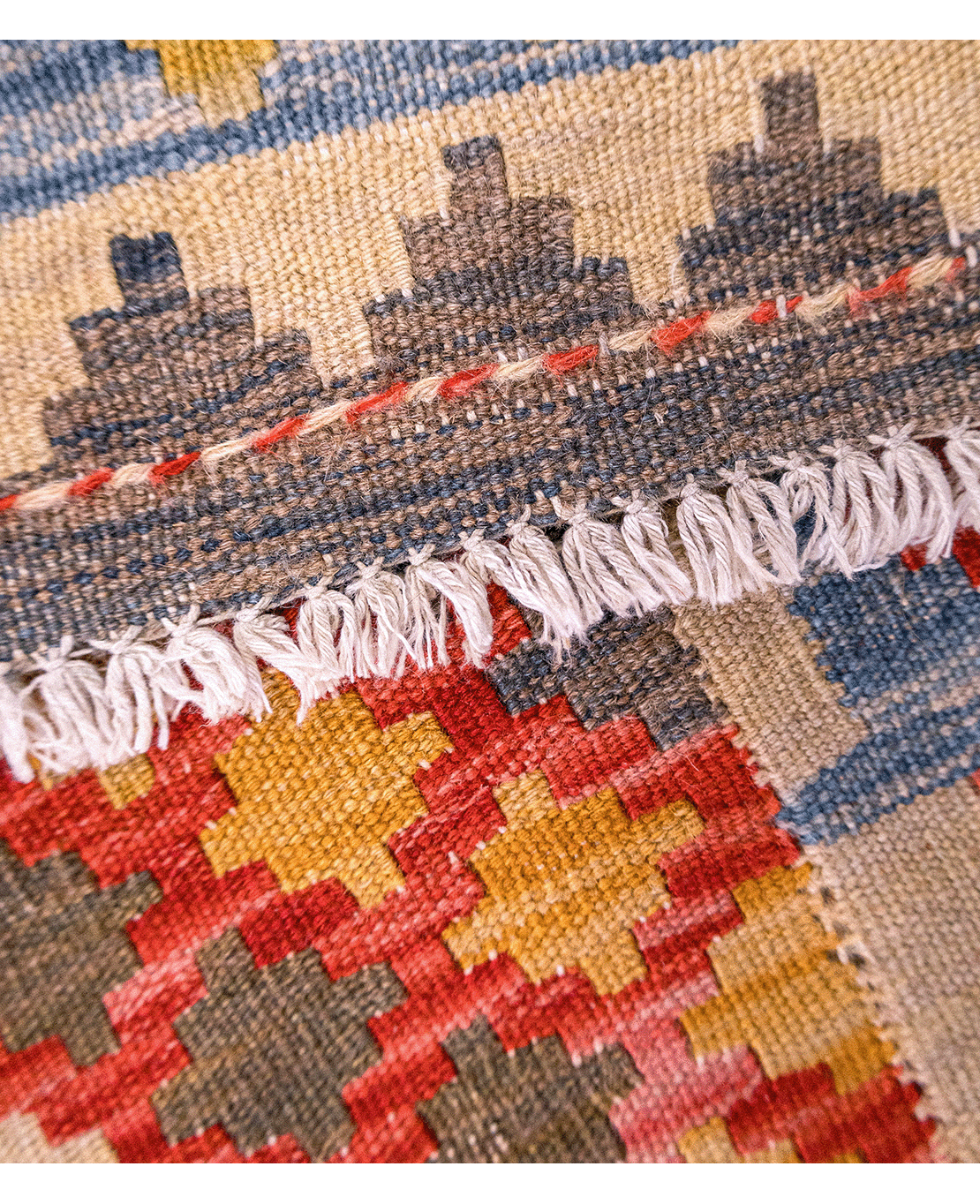 Chobi hand-made wool kilim - Image 4