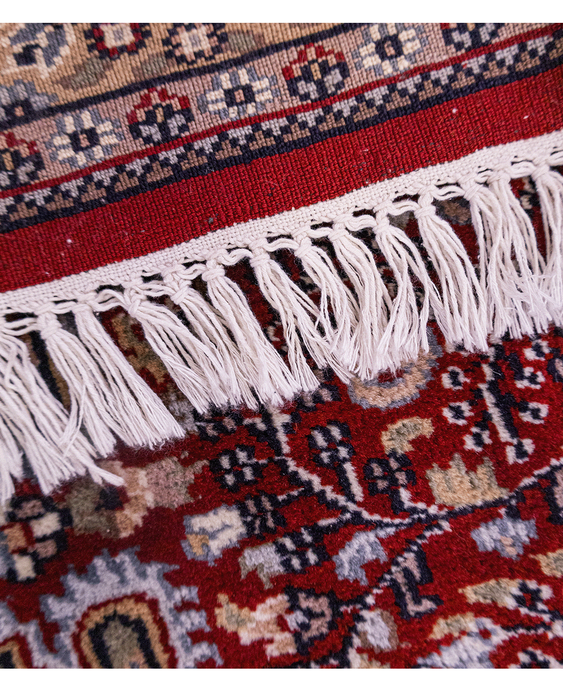 Indian Kashmiri hand-knotted wool rug - Image 4