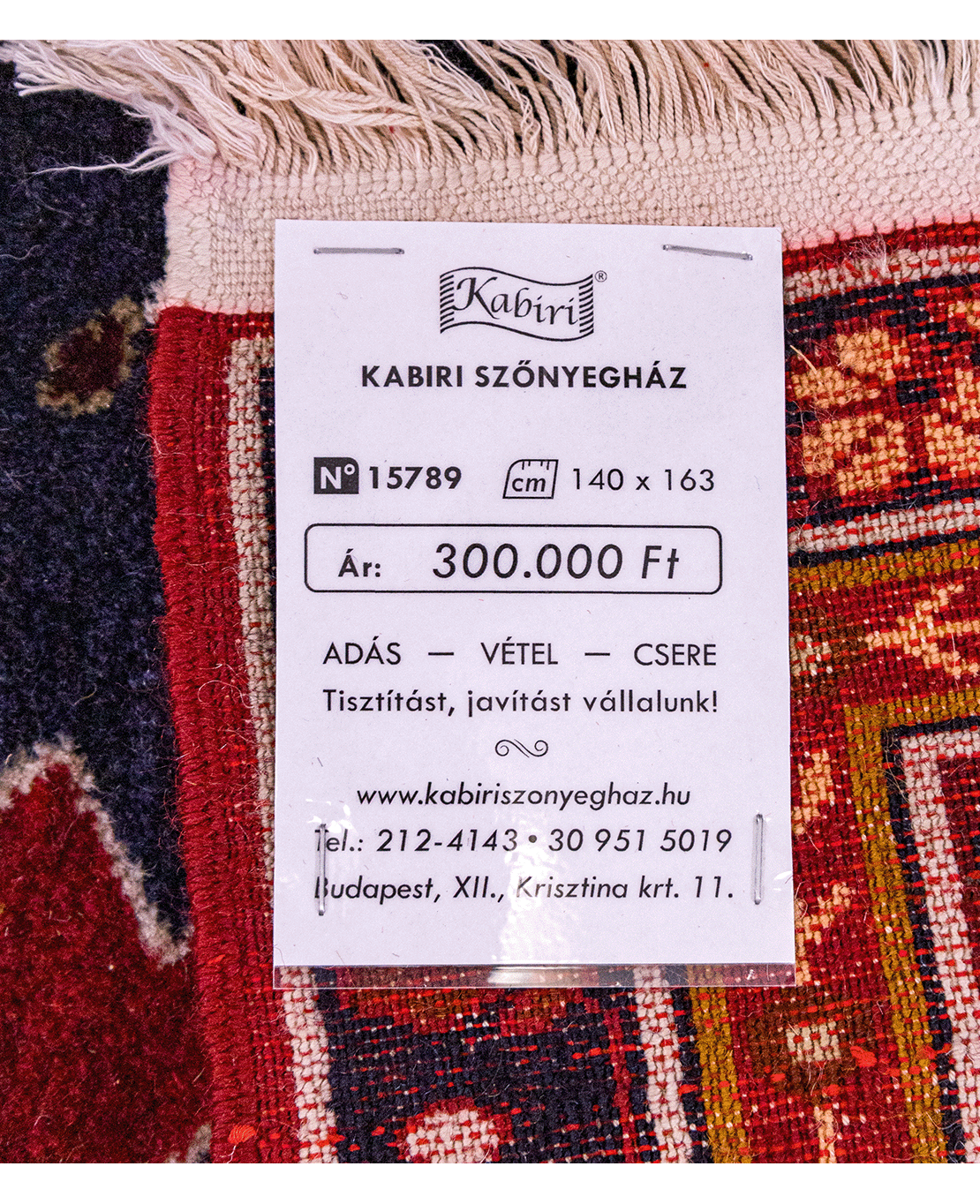 Caucasian Azerbaijani hand-knotted wool rug - Image 6