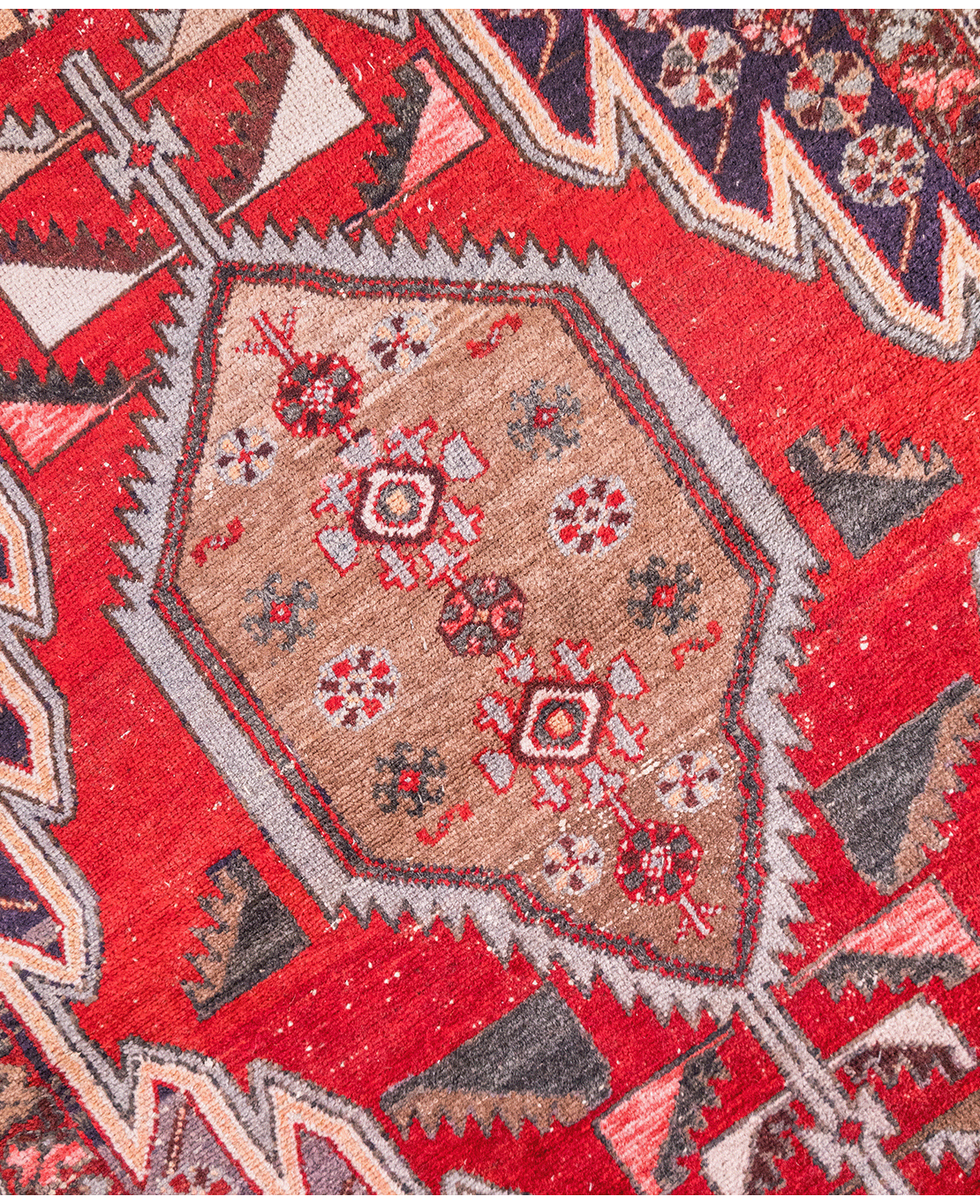 Iranian Hosseinabad handmade wool rug - Image 3