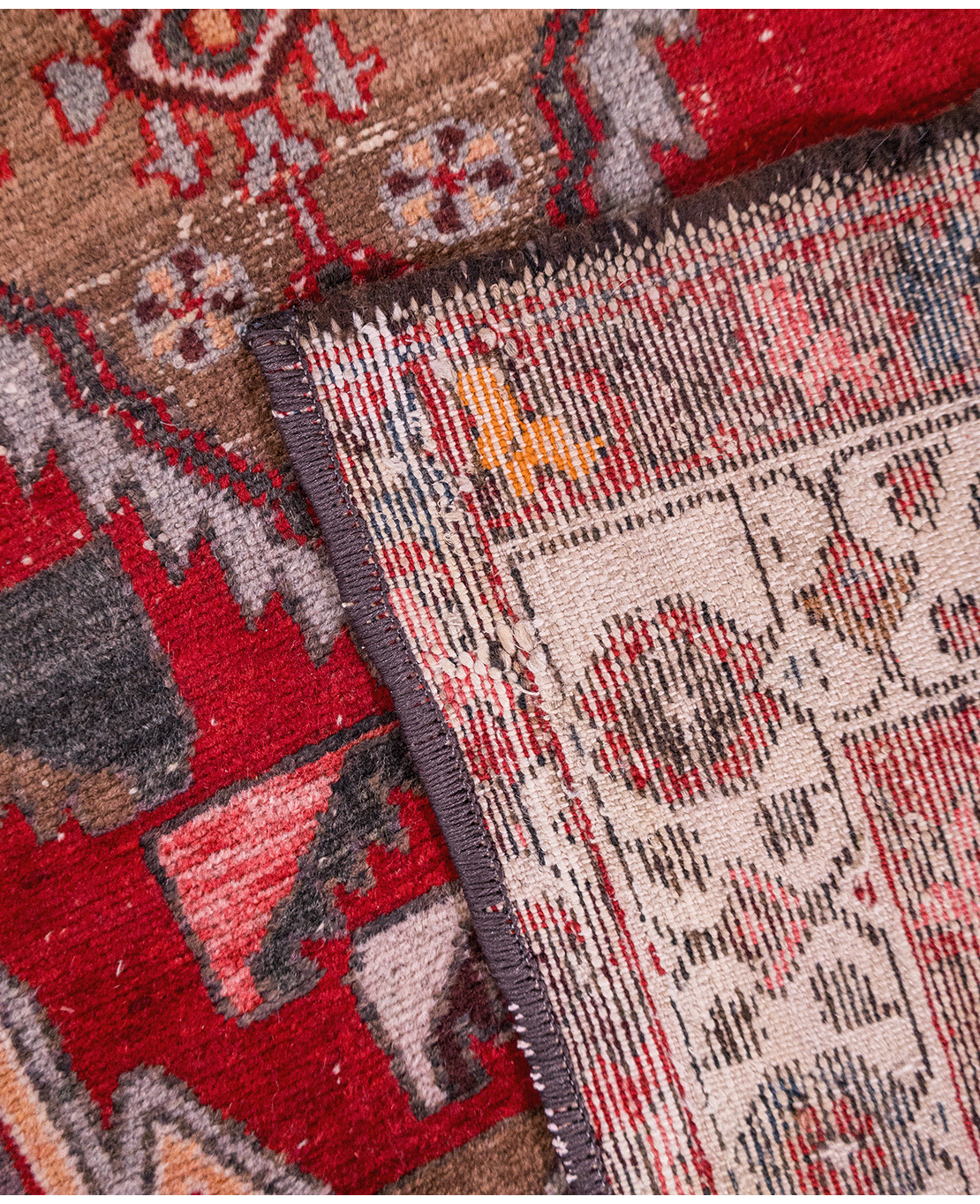 Iranian Hosseinabad handmade wool rug - Image 4