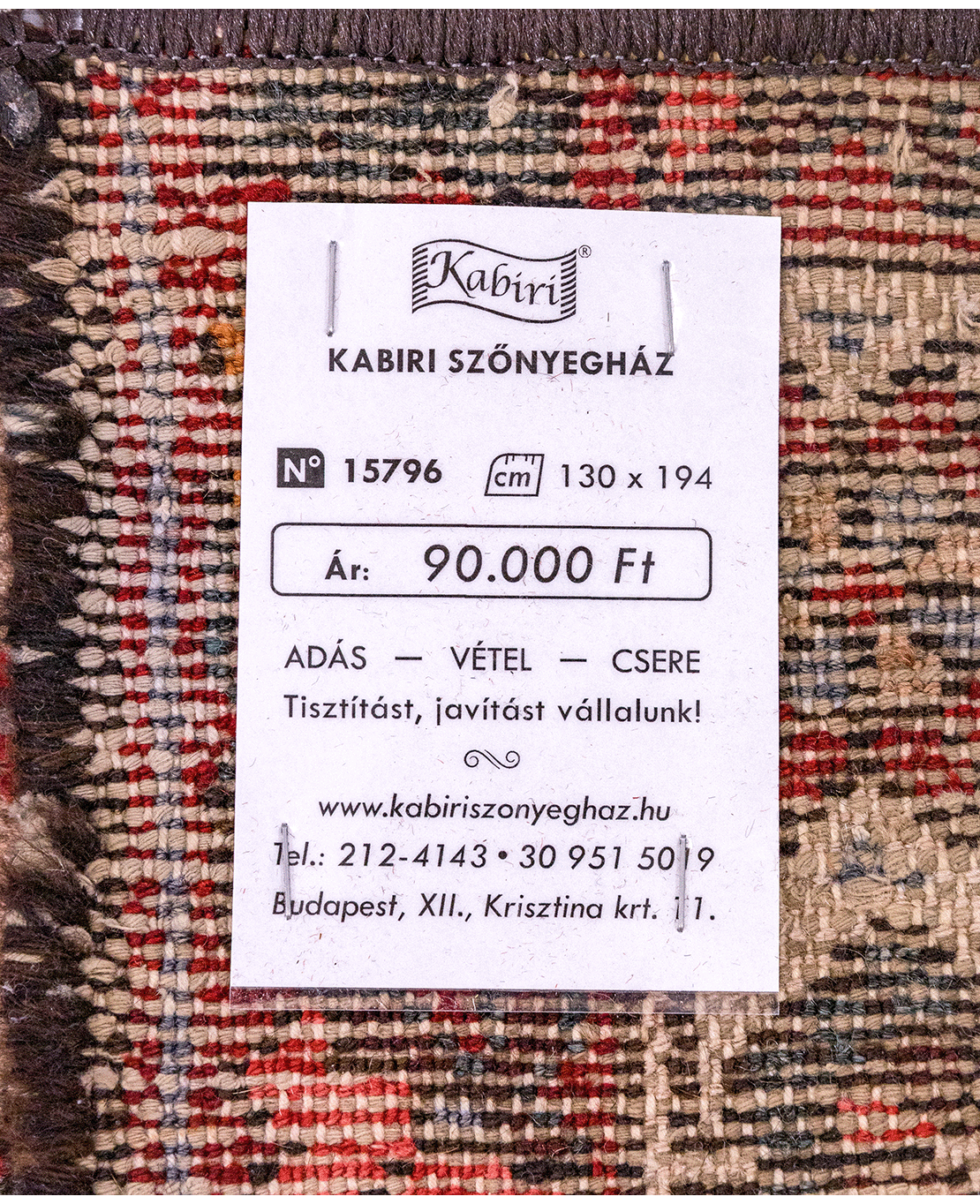 Iranian Hosseinabad handmade wool rug - Image 6