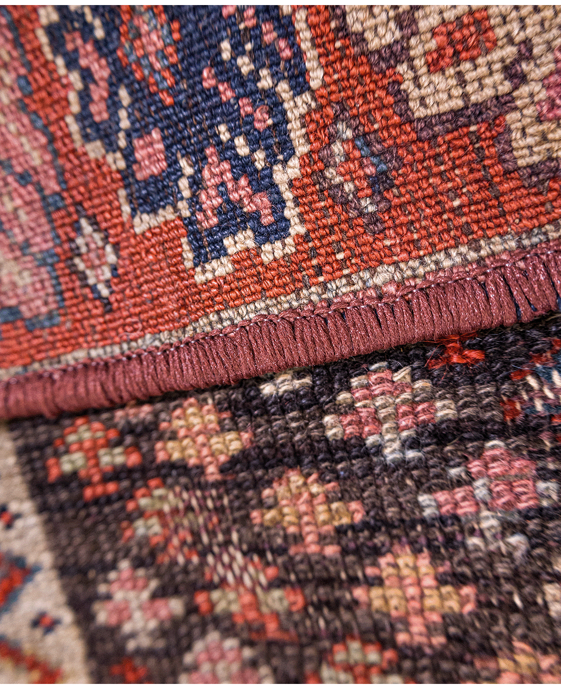 Iranian mahi-pattern handmade wool runner rug - Image 4