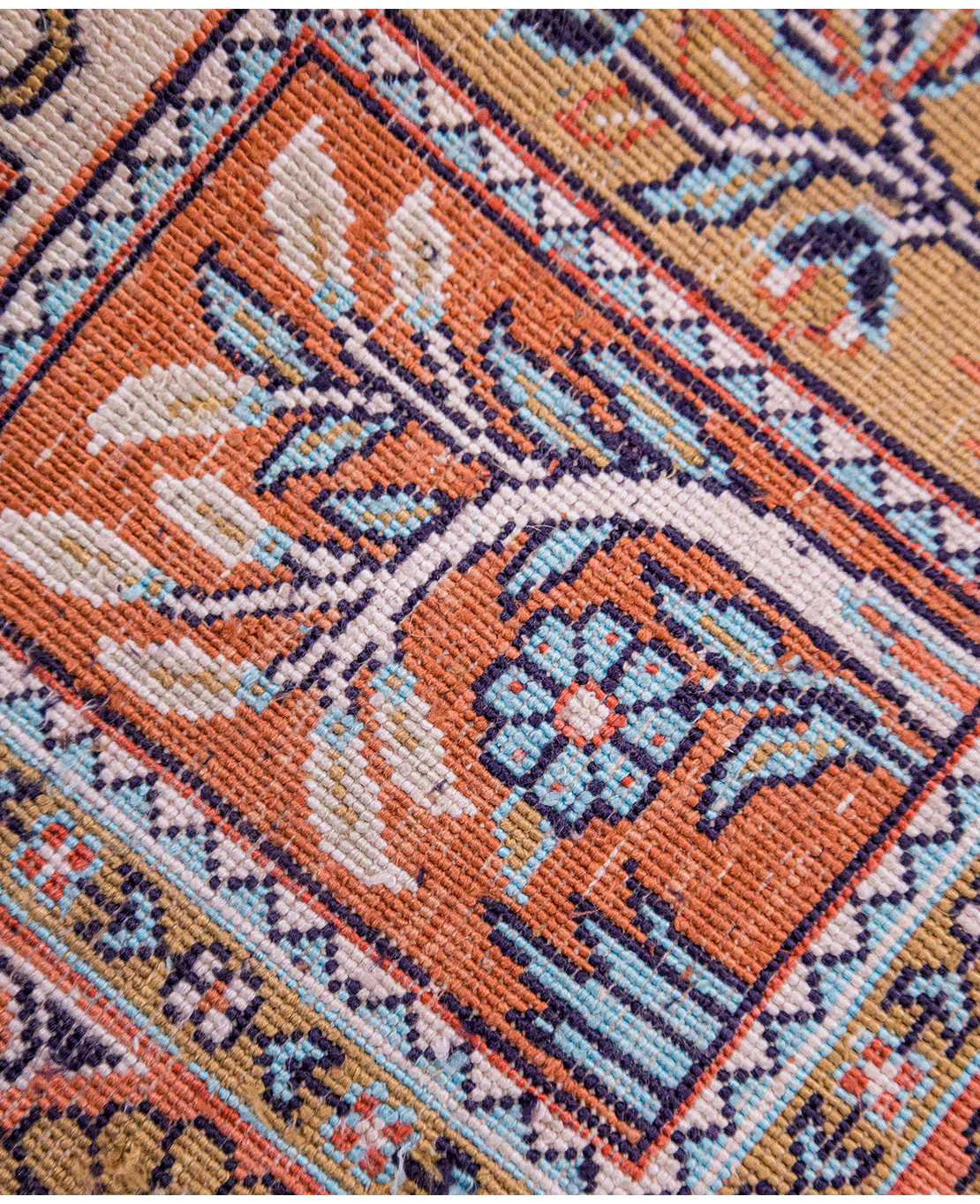 Pakistani Kashmiri handmade silk rug - Image 5