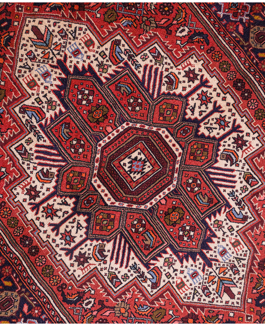 Iranian Bijar hand-knotted wool rug - Image 4