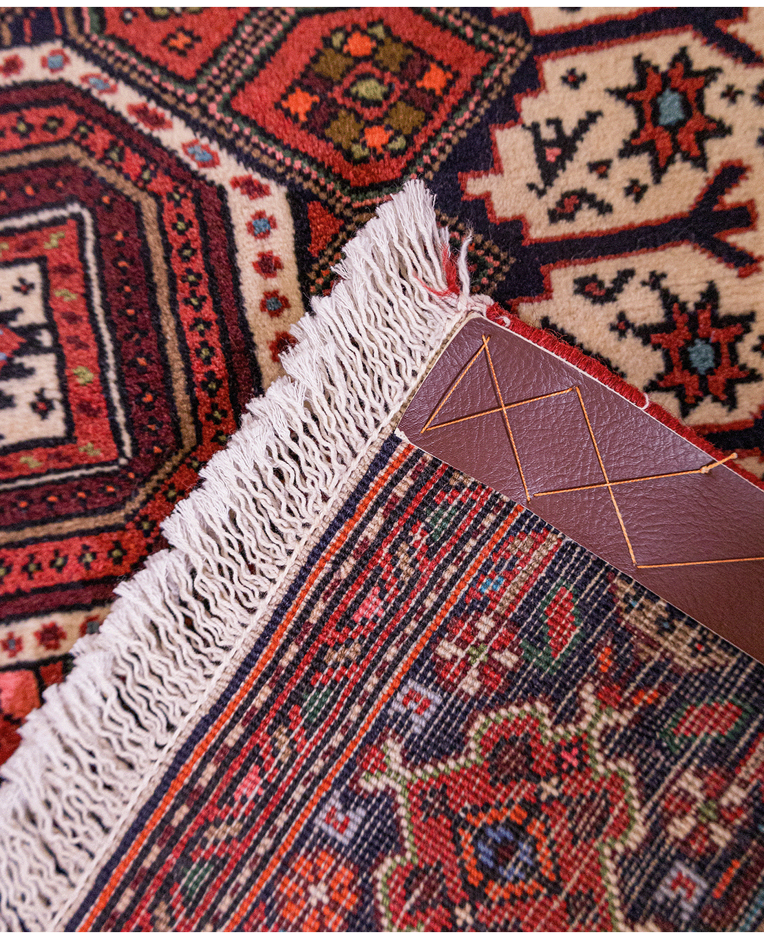 Iranian Bijar hand-knotted wool rug - Image 5