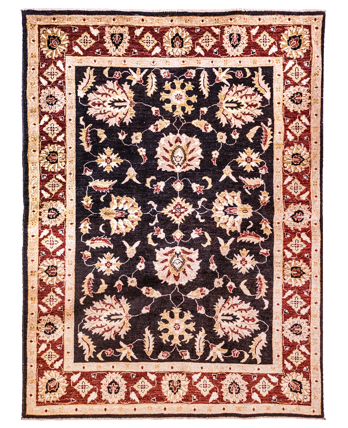 Afghan Ziegler hand-knotted wool rug - Image 2