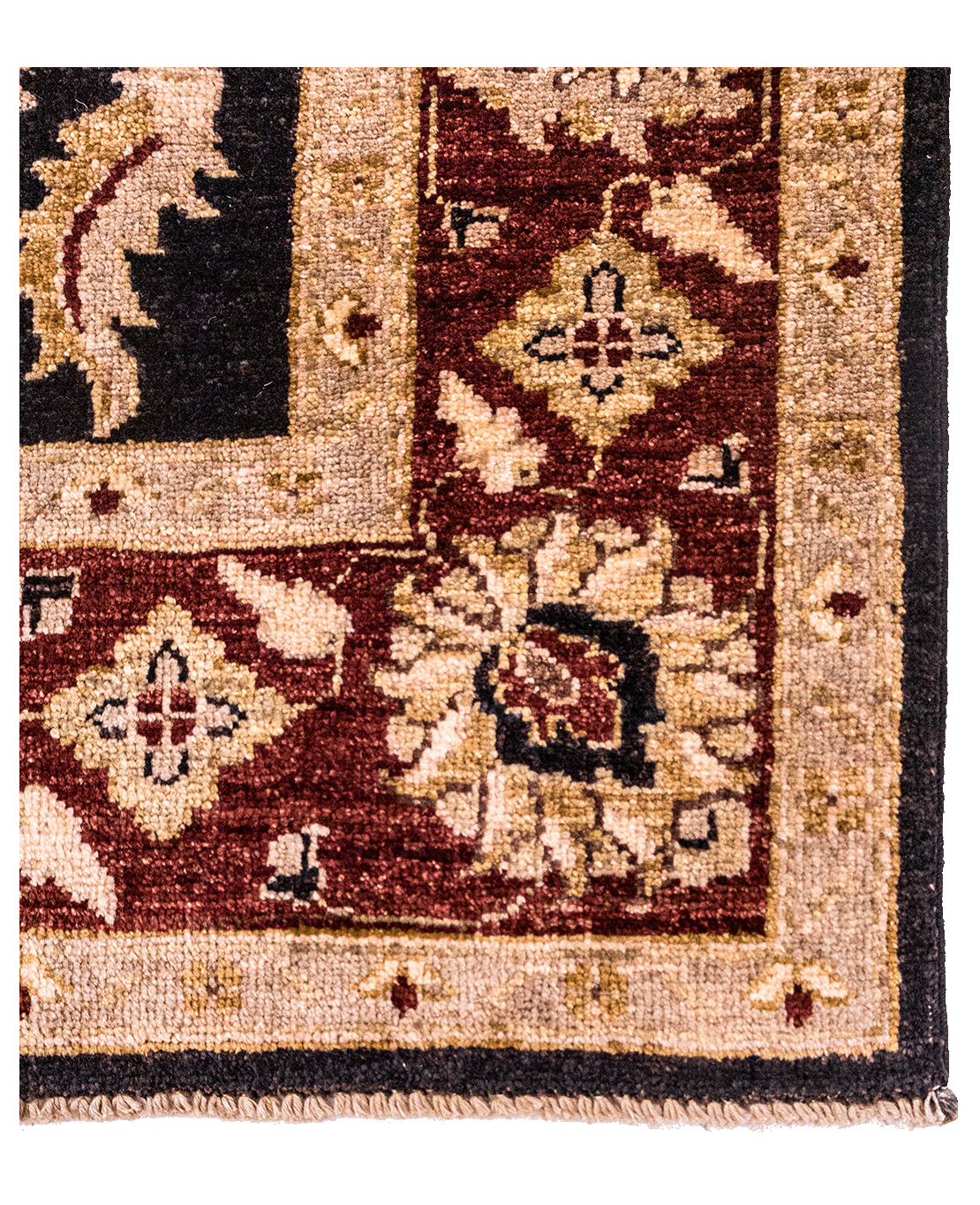 Afghan Ziegler hand-knotted wool rug - Image 3