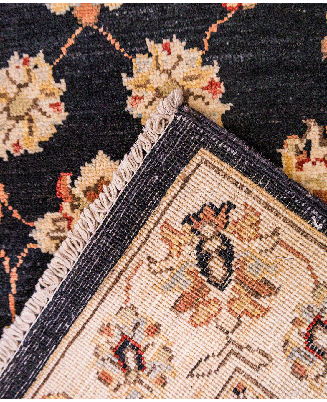 Afghan Ziegler hand-knotted wool rug - Image 3
