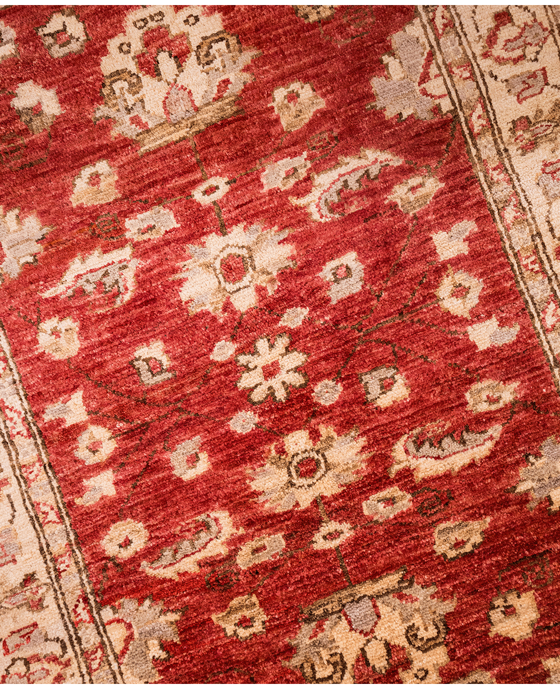 Afghan Ziegler hand-knotted wool rug - Image 3