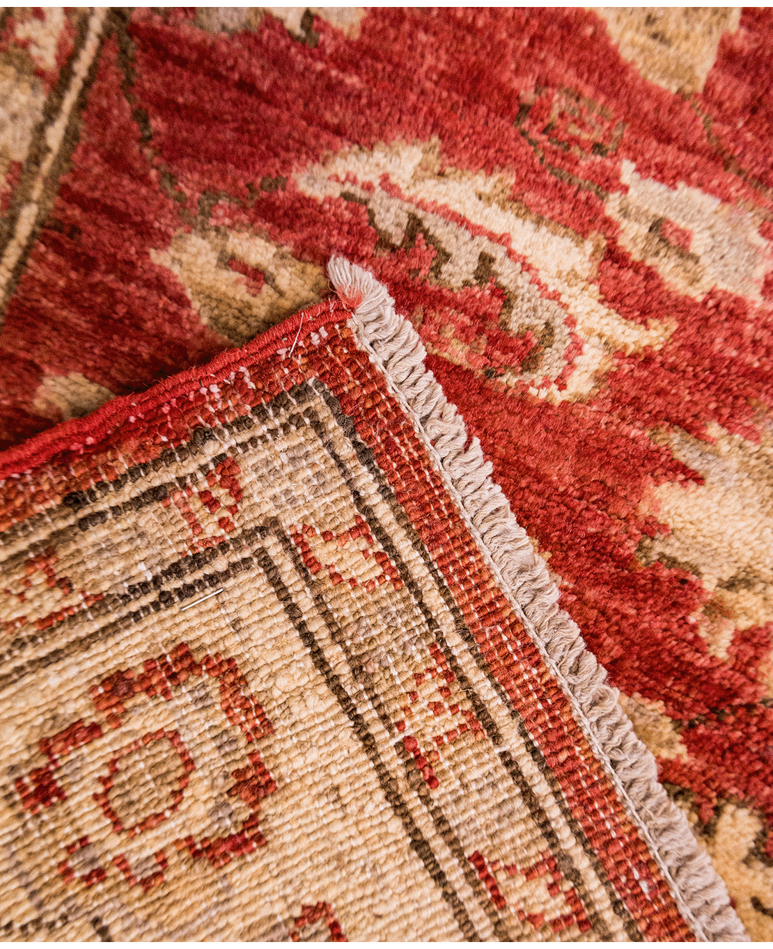 Afghan Ziegler hand-knotted wool rug - Image 4