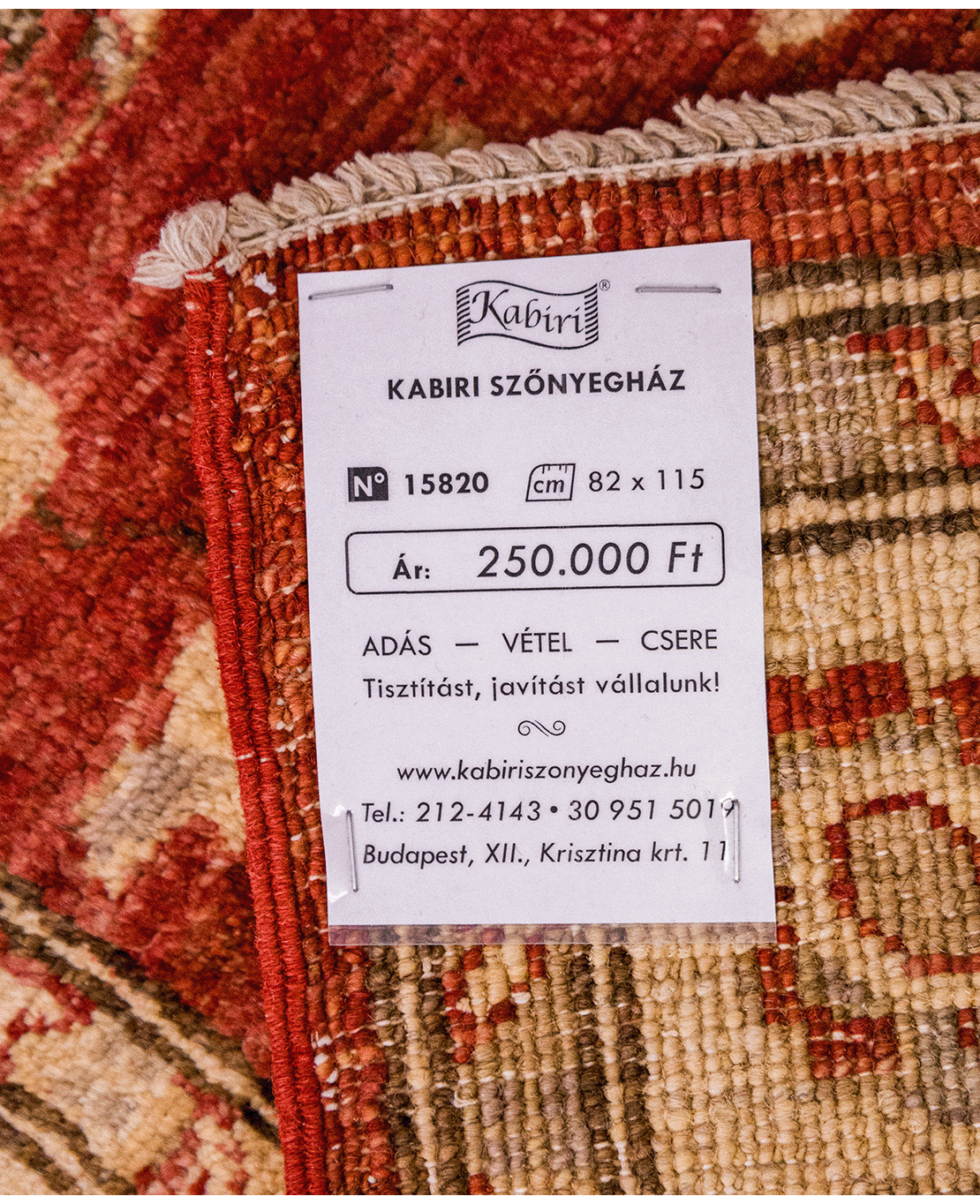 Afghan Ziegler hand-knotted wool rug - Image 6