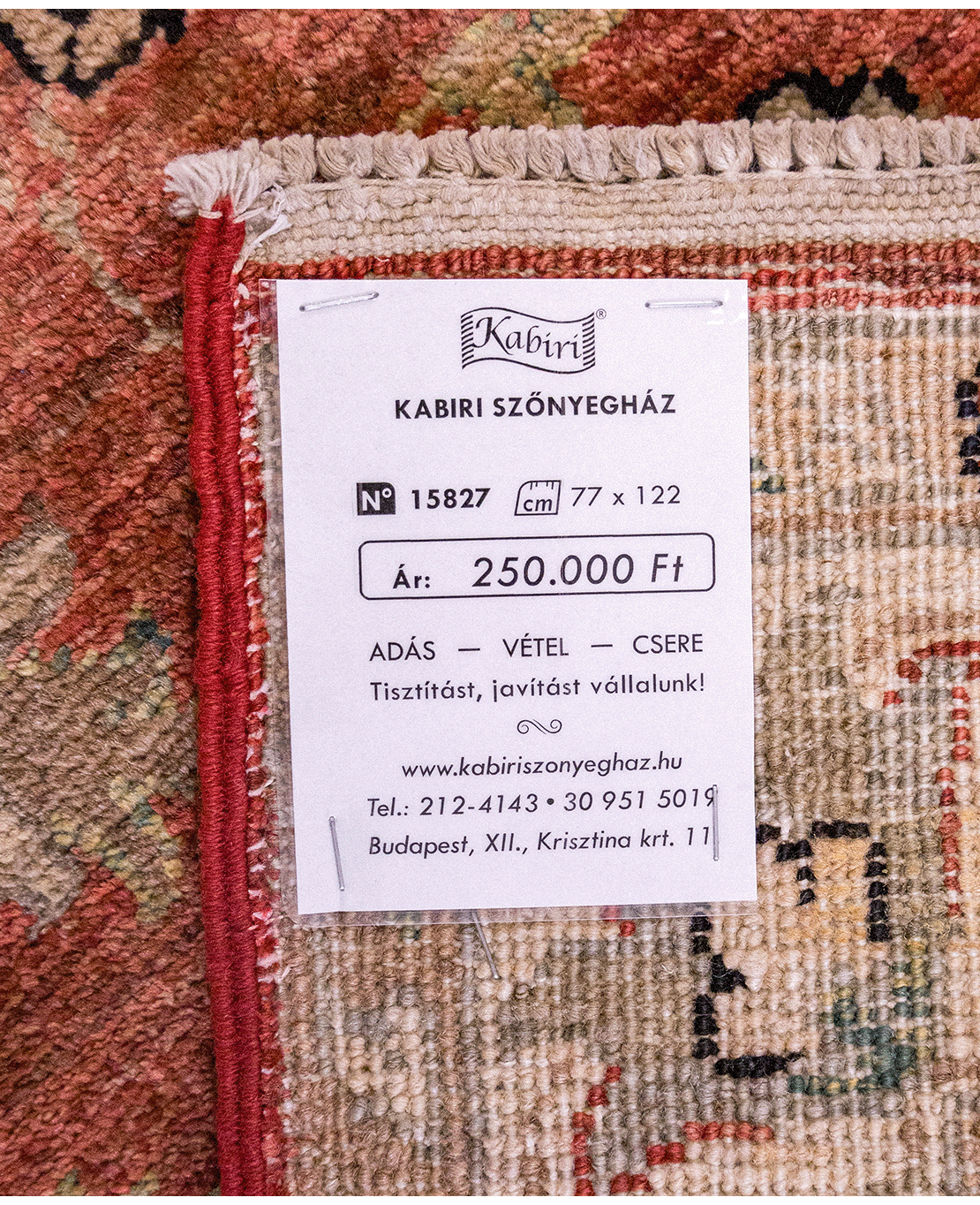 Afghan Ziegler hand-knotted wool rug - Image 6