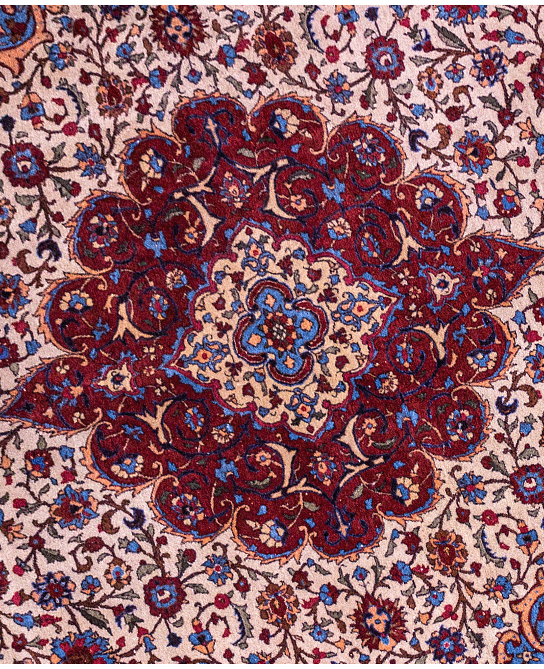 Iranian Tabriz handmade wool rug - Image 2