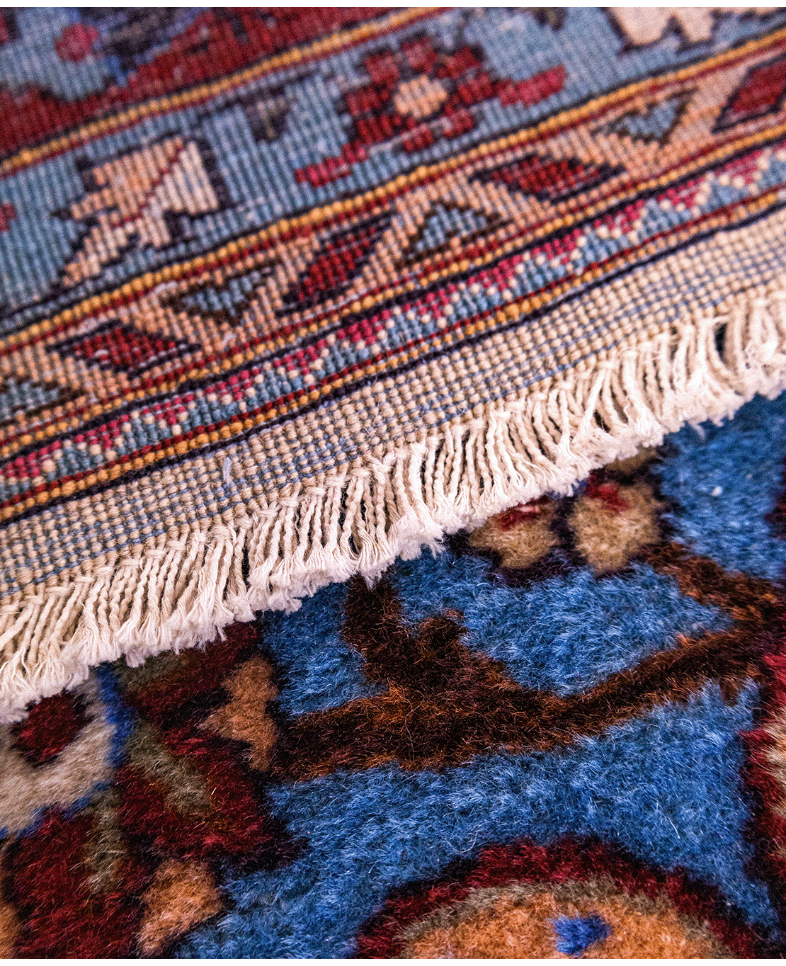 Iranian Tabriz handmade wool rug - Image 5