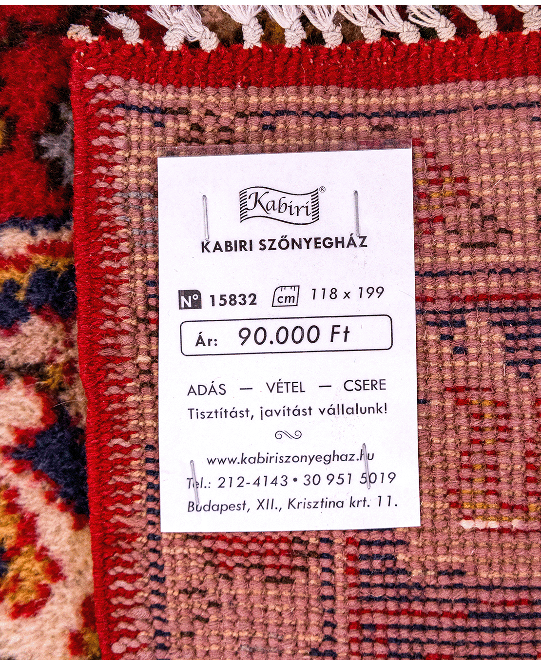 Transylvanian hand-knotted wool rug - Image 6