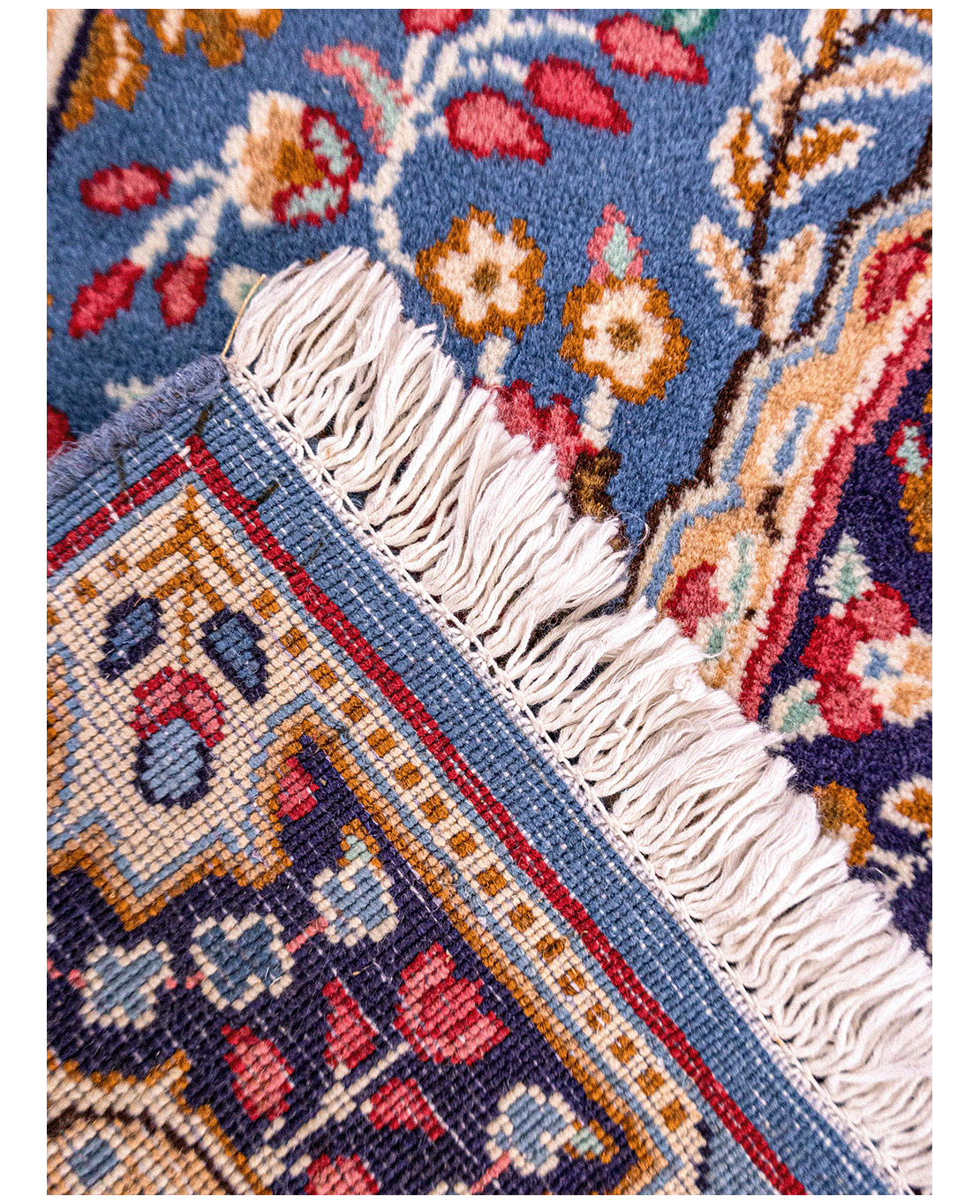 Iranian Kerman handmade wool rug - Image 4