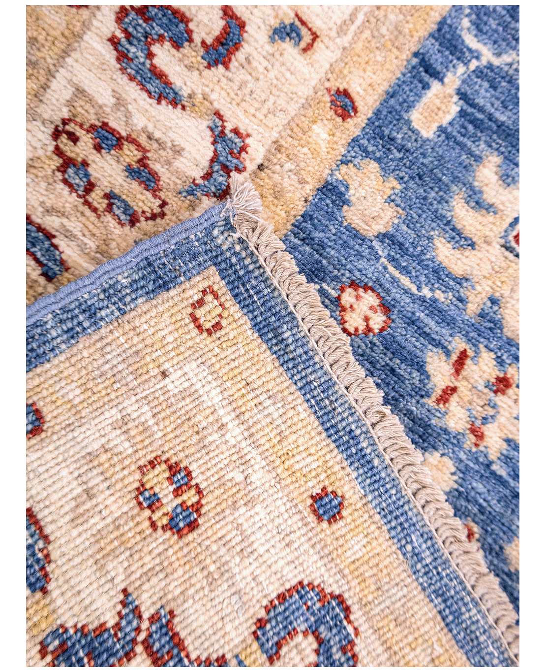 Afghan Ziegler hand-knotted wool rug - Image 4