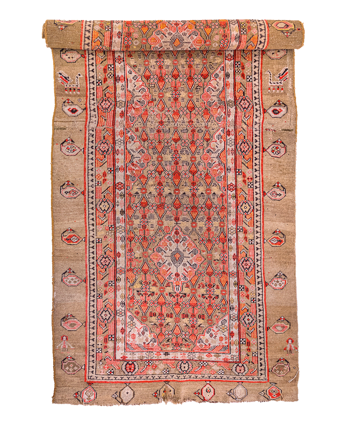 Kurd Hand-Knotted Wool Carpet - Image 2