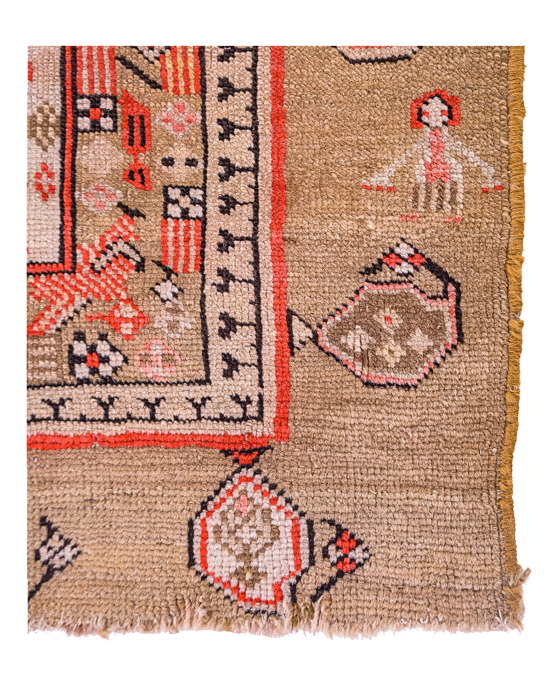 Kurd Hand-Knotted Wool Carpet - Image 3