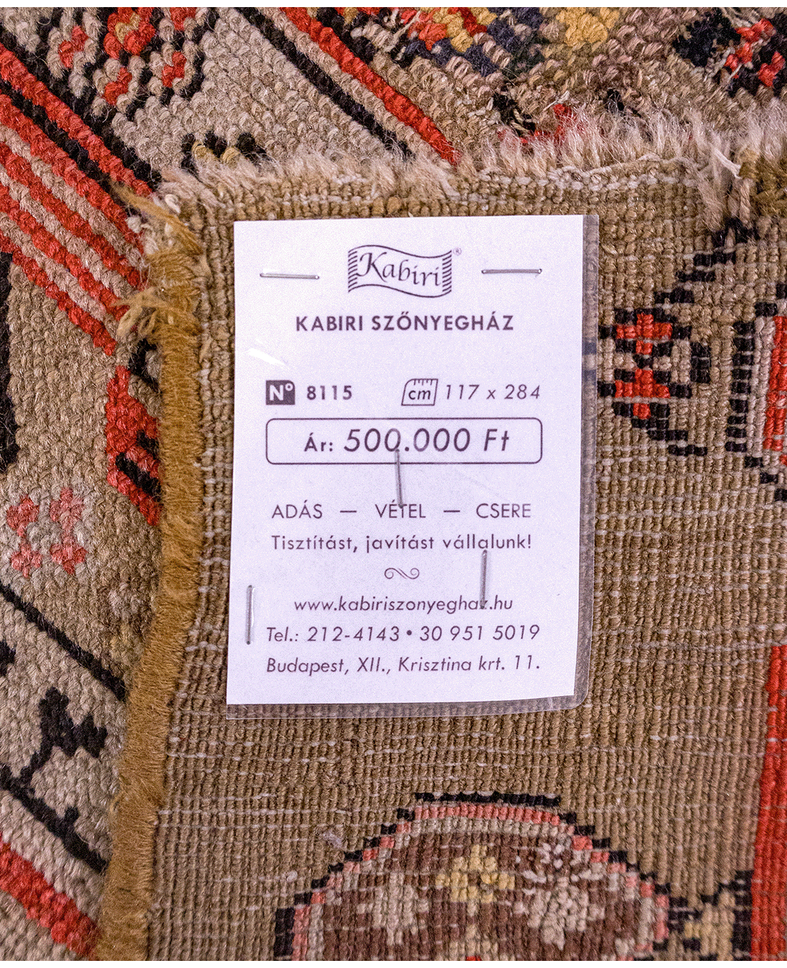 Kurd Hand-Knotted Wool Carpet - Image 6