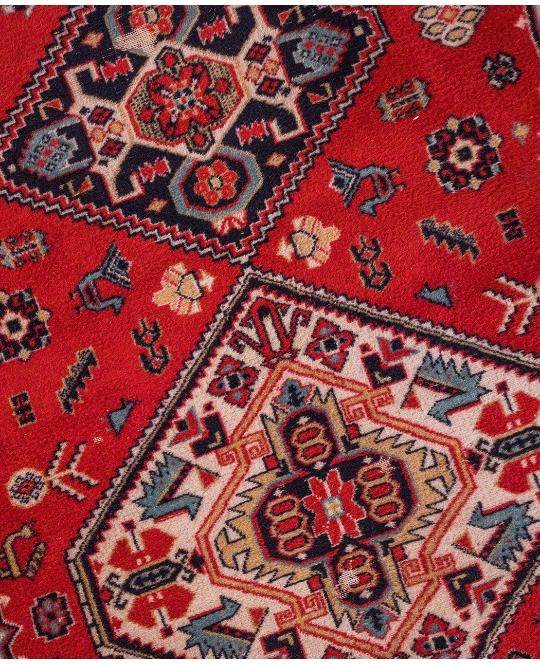 Classic machine-made wool rug - Image 3