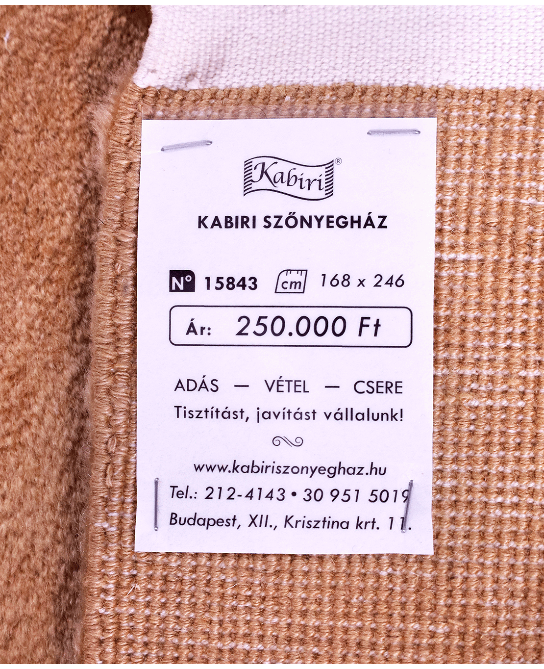 Chinese hand-knotted wool rug - Image 6