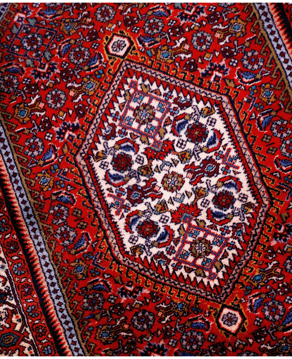 Iranian Bijar hand-knotted wool rug - Image 2
