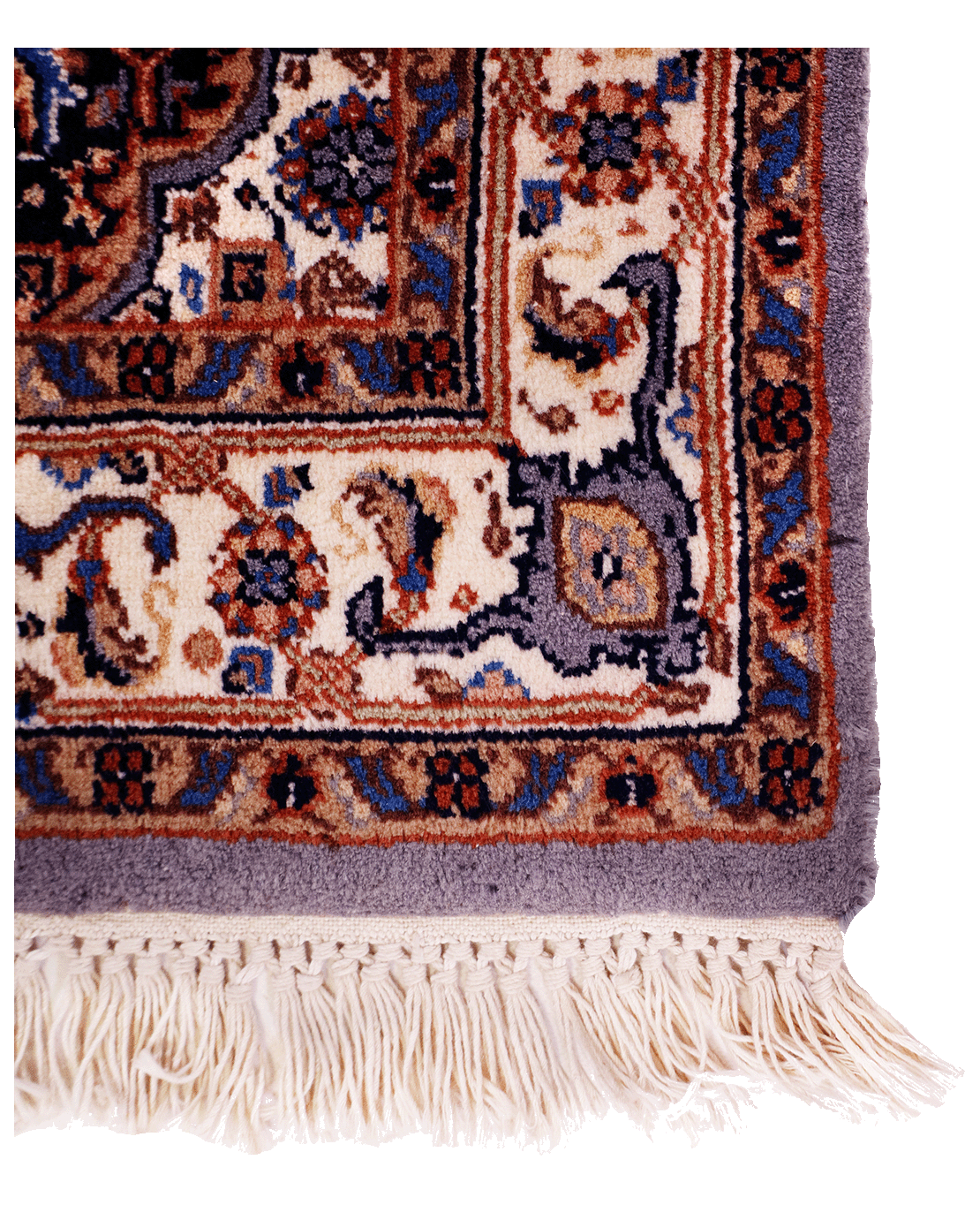 Indian Tabriz hand-knotted wool rug - Image 2
