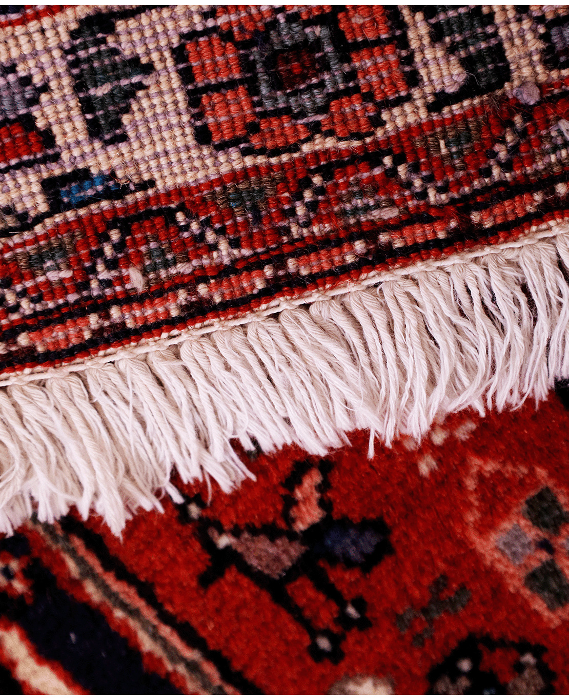 Iranian Abadeh handmade wool rug - Image 5