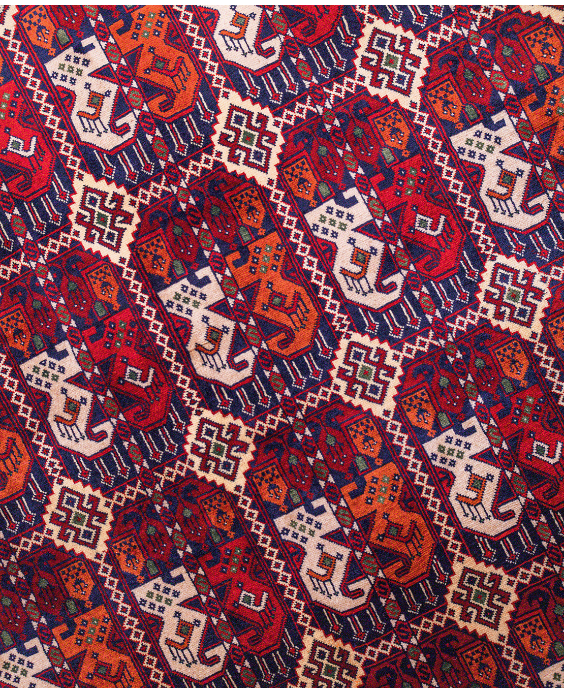 Super Ala Bakhmal hand-knotted wool rug - Image 3