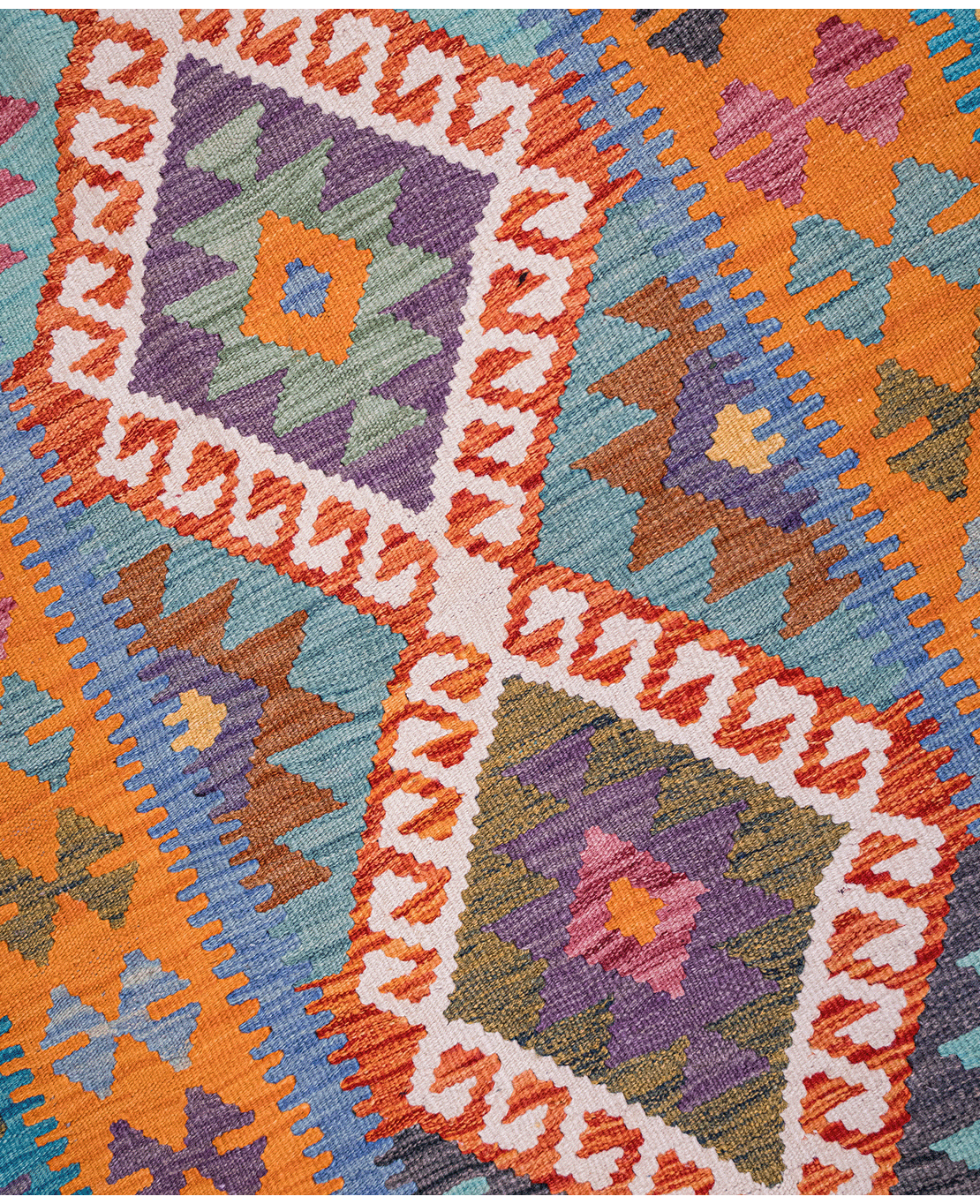 Chobi hand-made wool kilim - Image 3