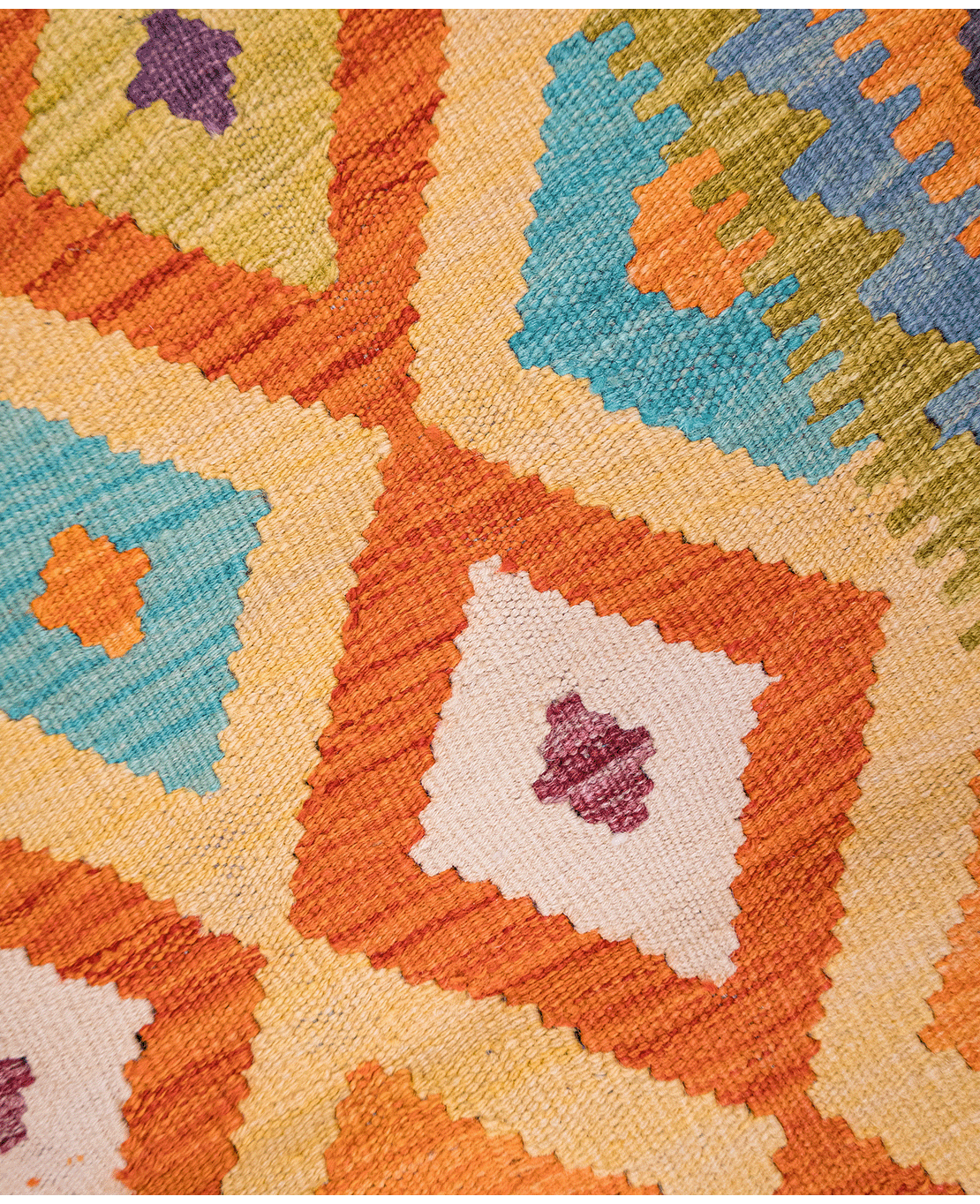 Chobi hand-made wool kilim - Image 3