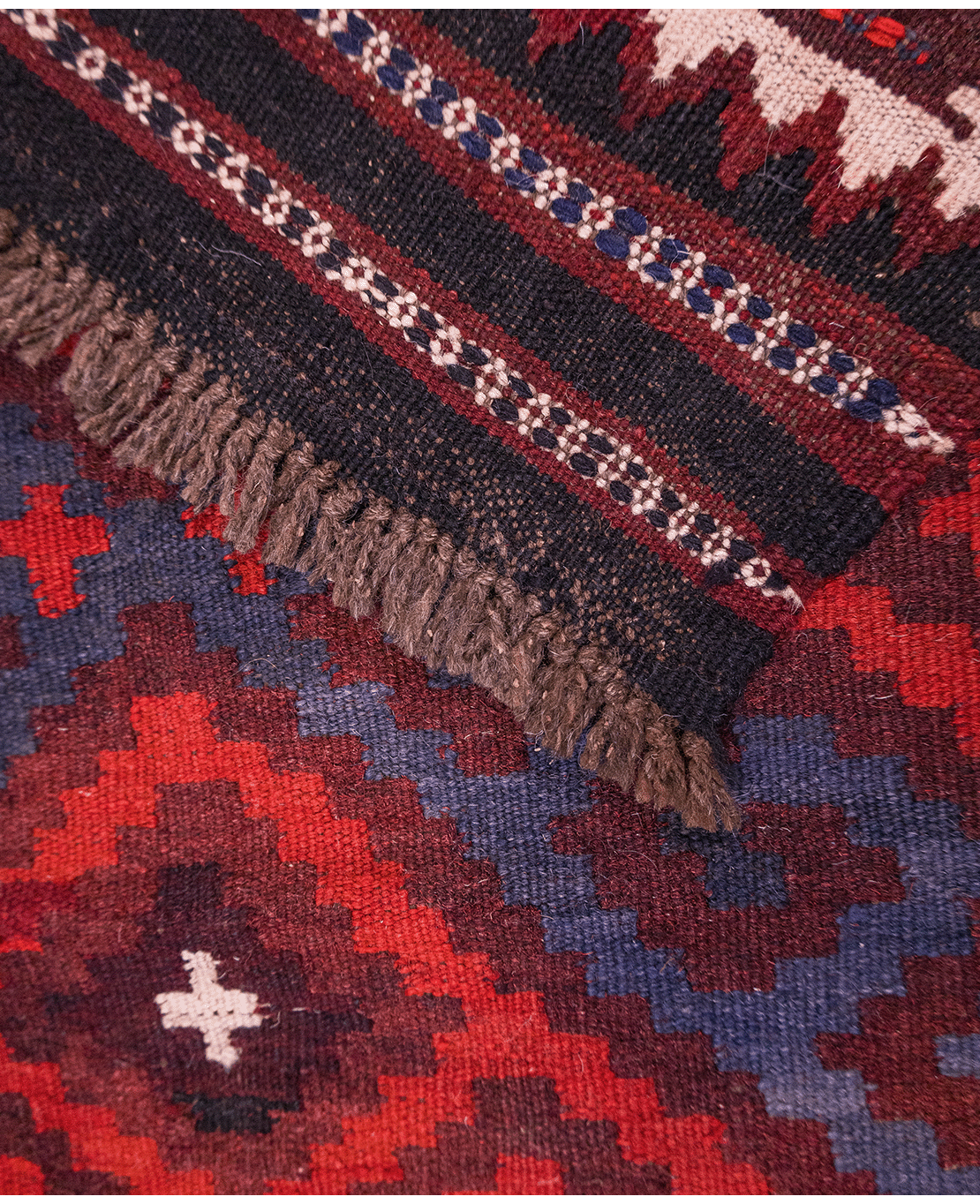 Afghan galmori handwoven wool kilim - Image 4